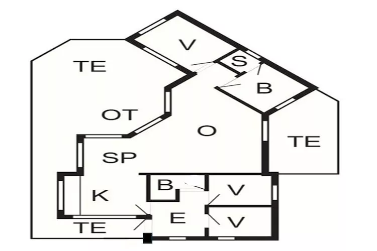 5 star holiday home in Hejls - Floor plan