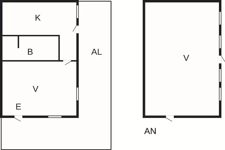 Maison de vacances pour 6 a SVANESUND - Plan