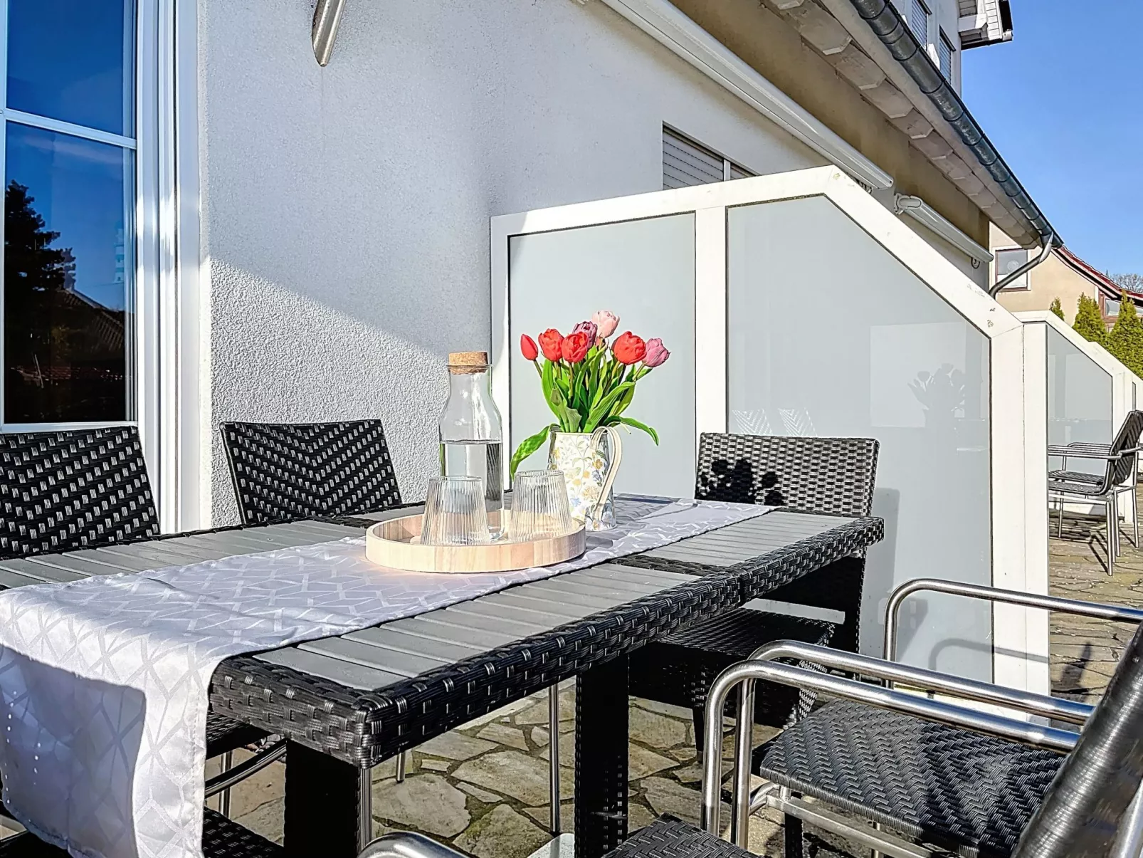 Ferienhaus Nordstern - Draußen