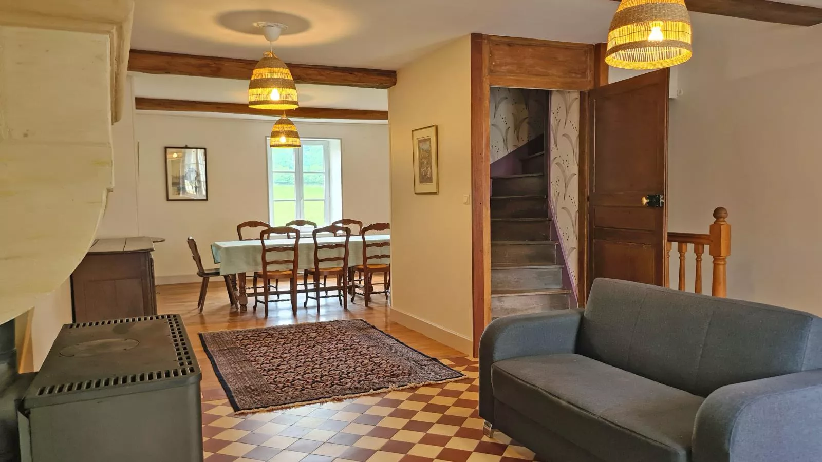 Gite du Bois-Living room