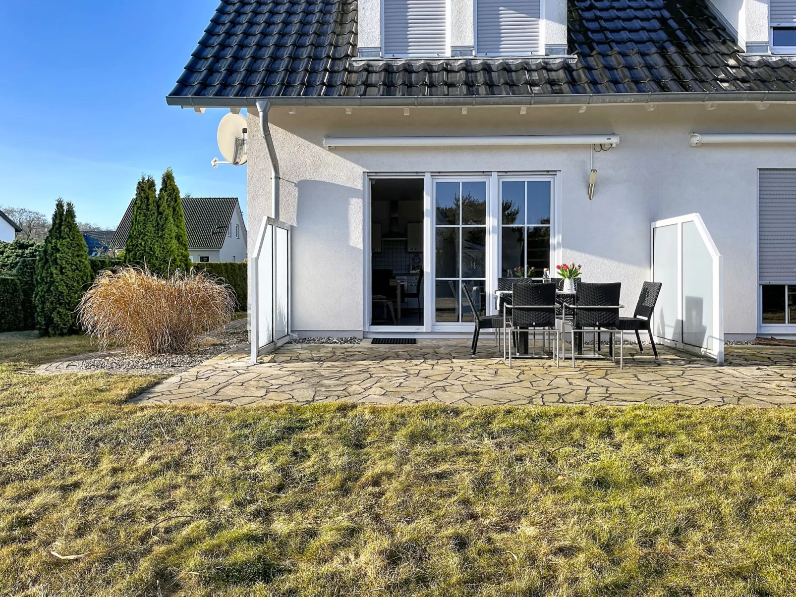 Ferienhaus Nordstern - Draußen