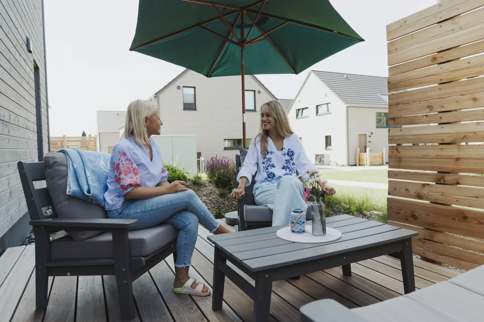 Rügen Resørt Sagard - XXL 2 Doppelhäuser - Terrasse/Balkon