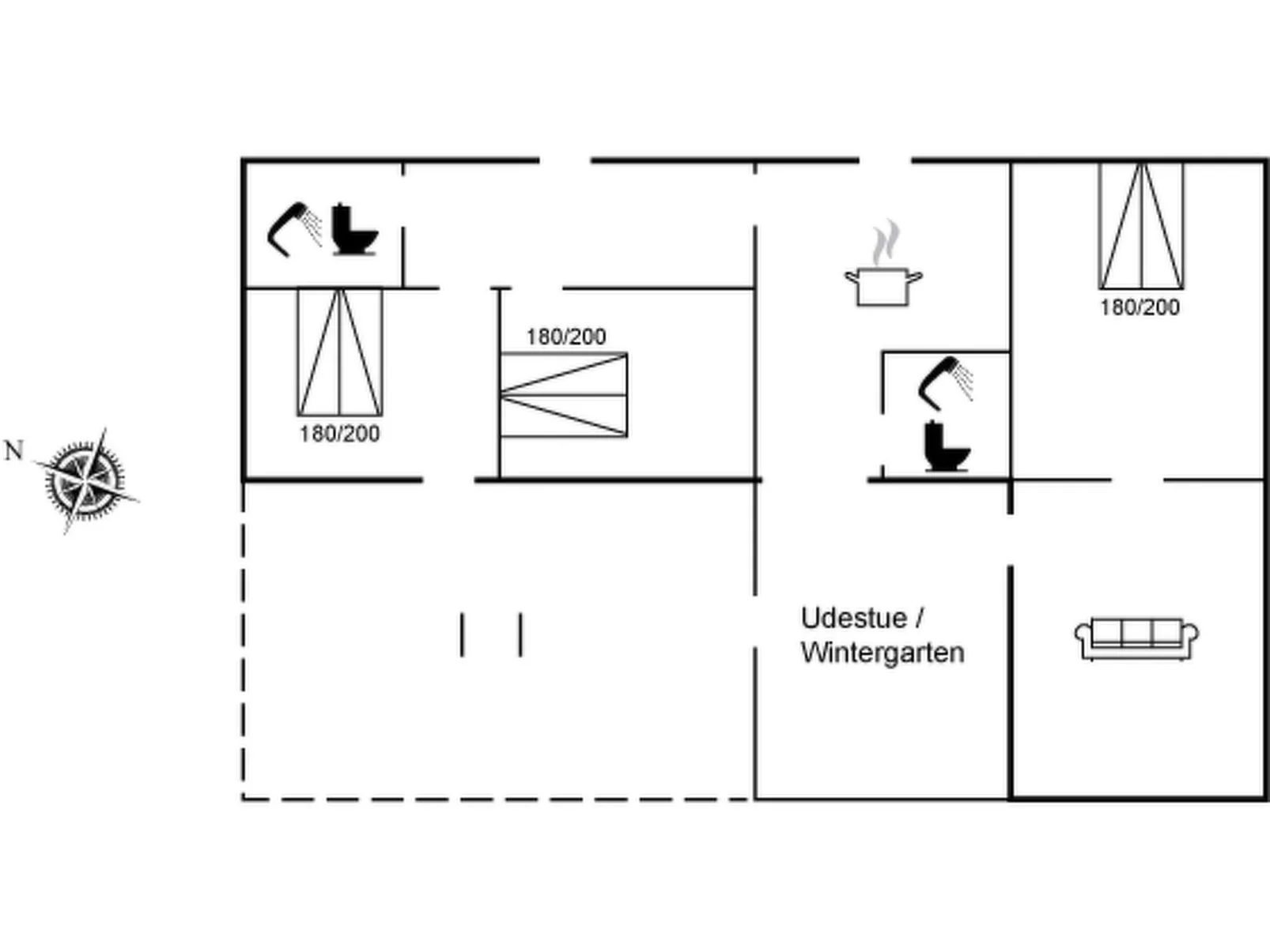 "Arlina" - 750m from the sea - Inside