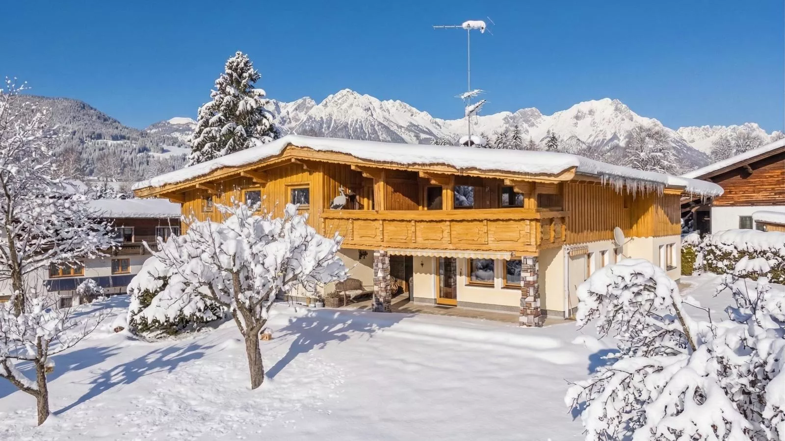 Das Bergnest Dorfglück - Außenbereich Winter