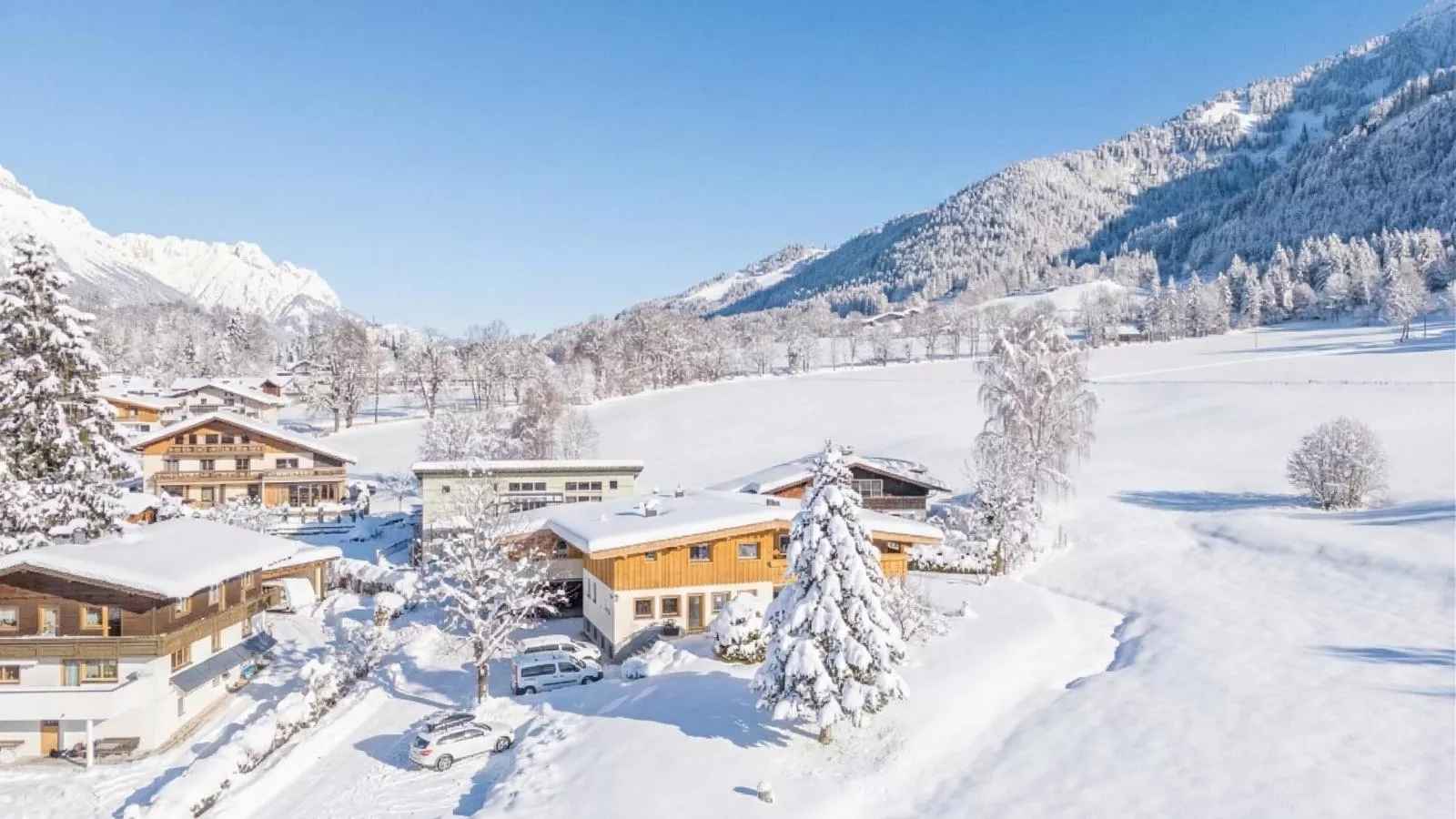 Das Bergnest Dorfglück - Außenbereich Winter