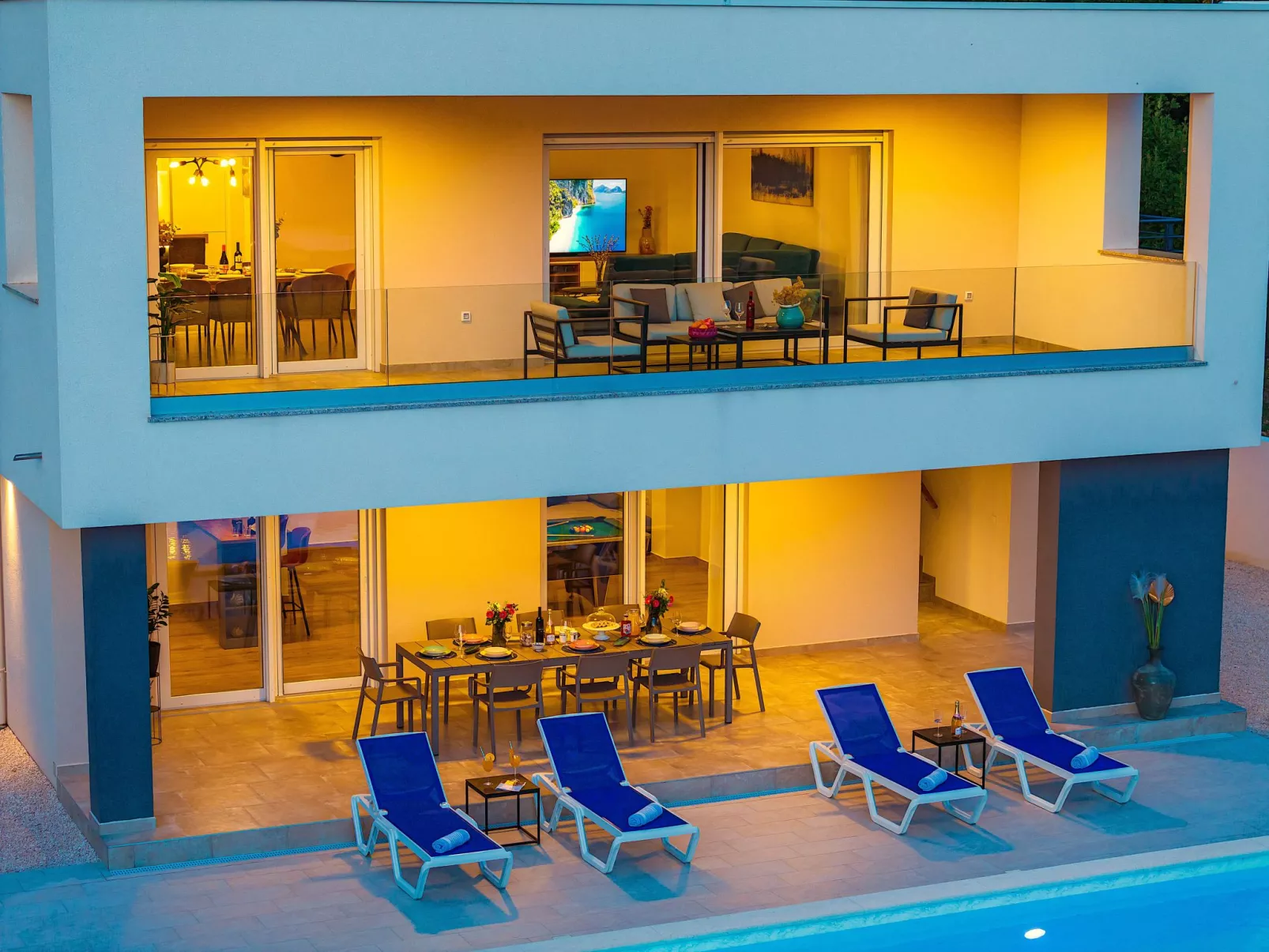 Green & Blue - Dedans