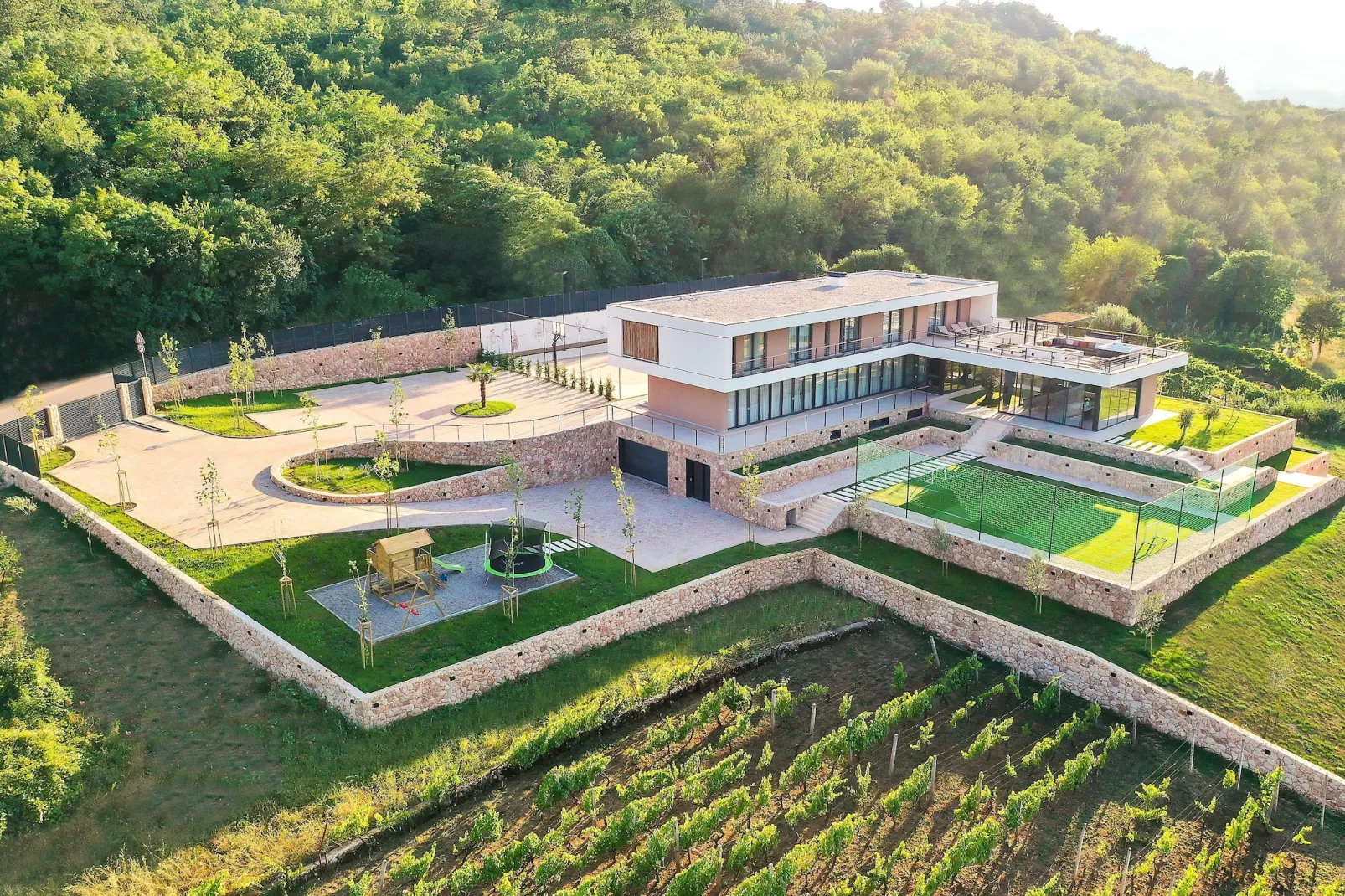 Villa Excelsior - Außenbereich Sommer