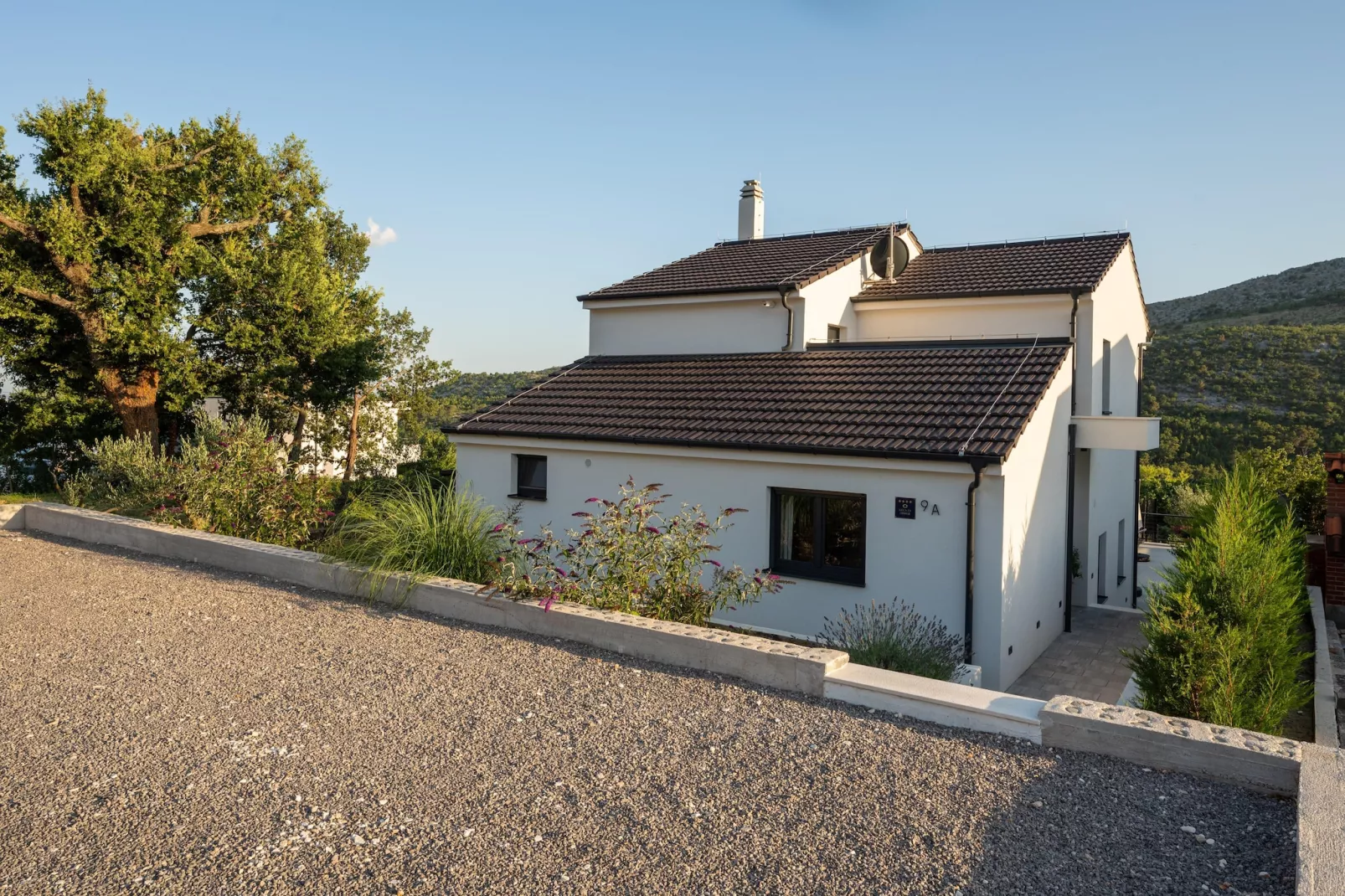 Villa Nacle - Exterior in summer