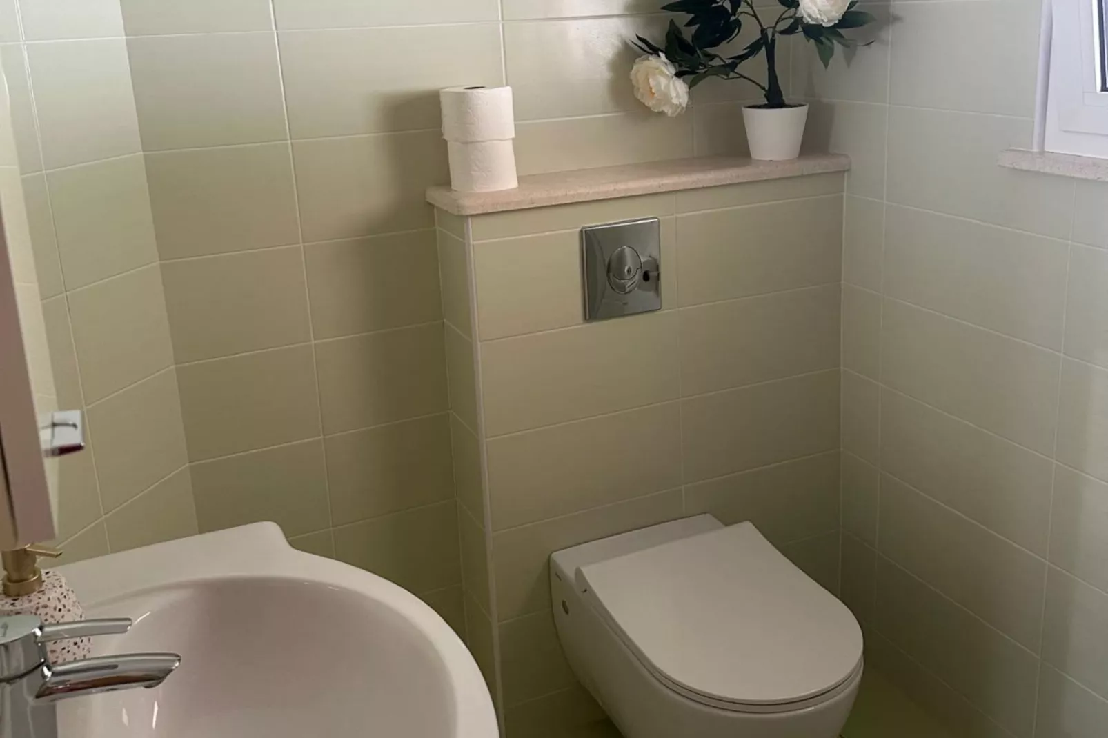 Apartments Korčula - Standard Two Bedroom Apartment with Terrace and Sea View (Seashell) - Badezimmer