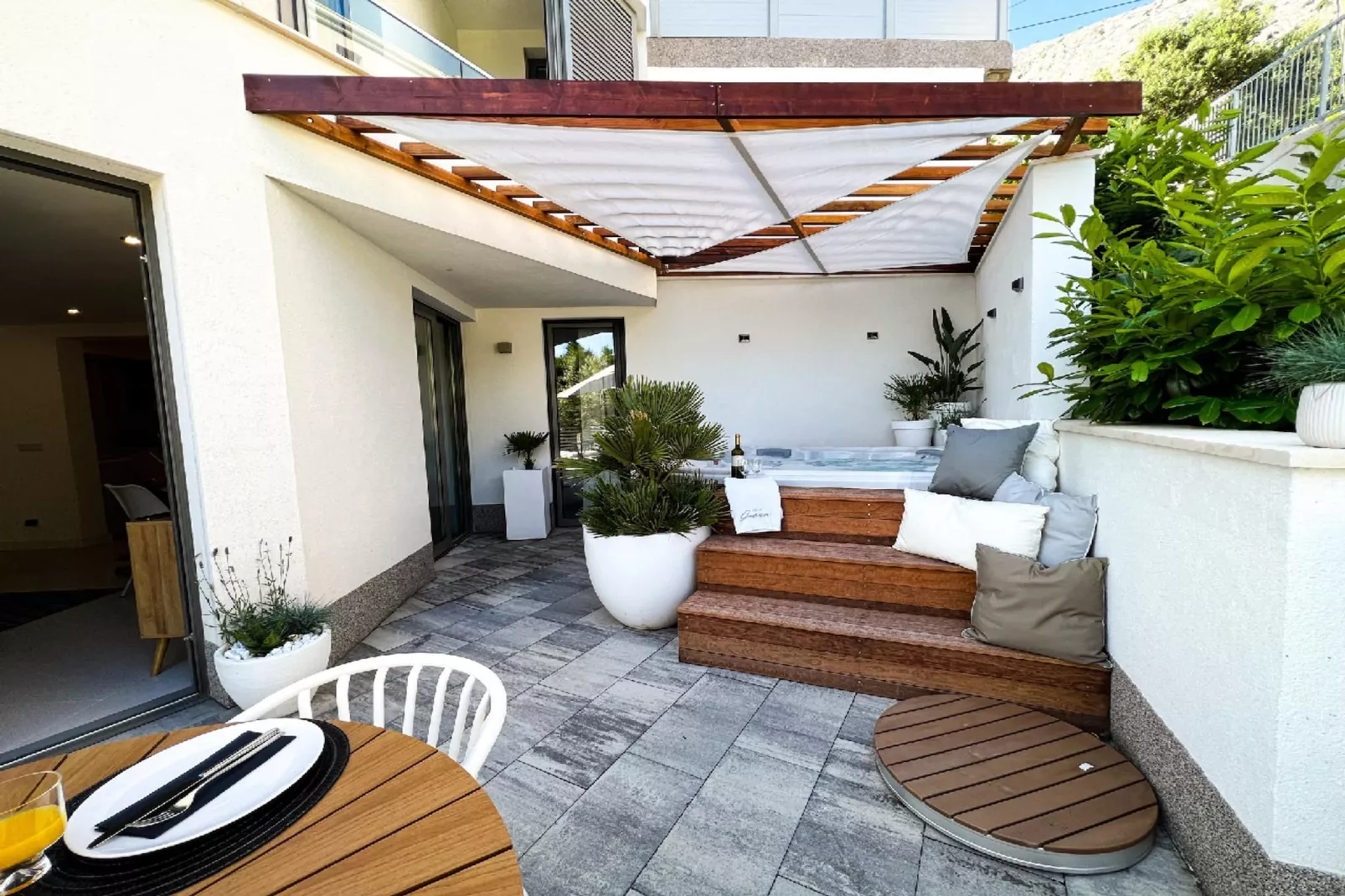 Villa Oneum – APT Mare - Terrasse / balcon