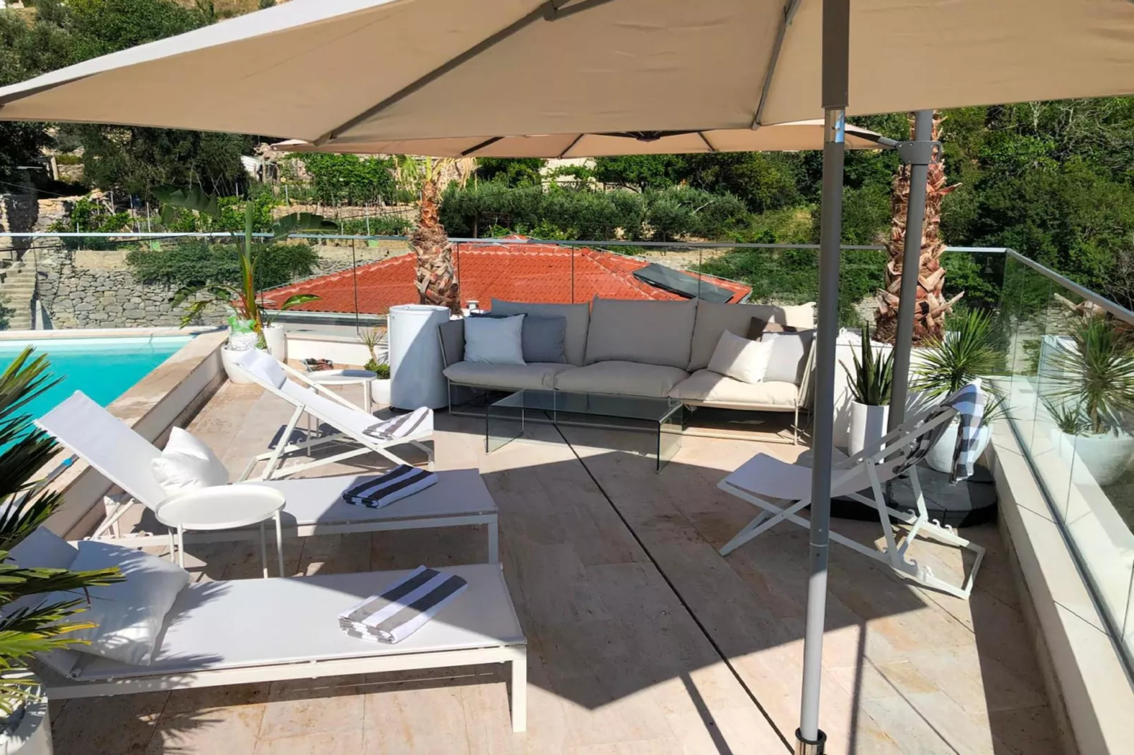 Villa Oneum – APT Sol - Terrasse/Balkon