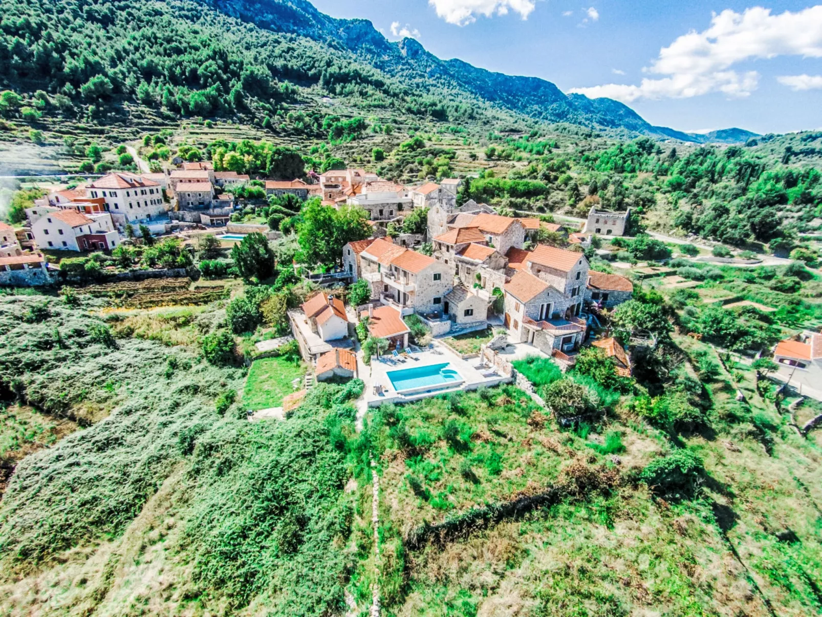 Natura with private pool - Outside