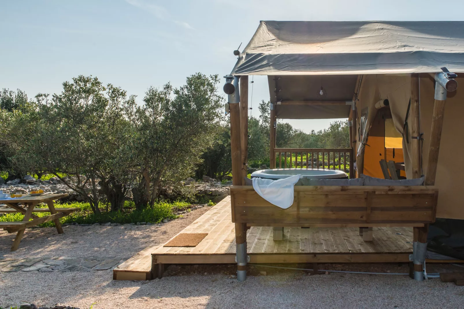 Adriatic Heritage Glamping No 1 - Terrasse/Balkon