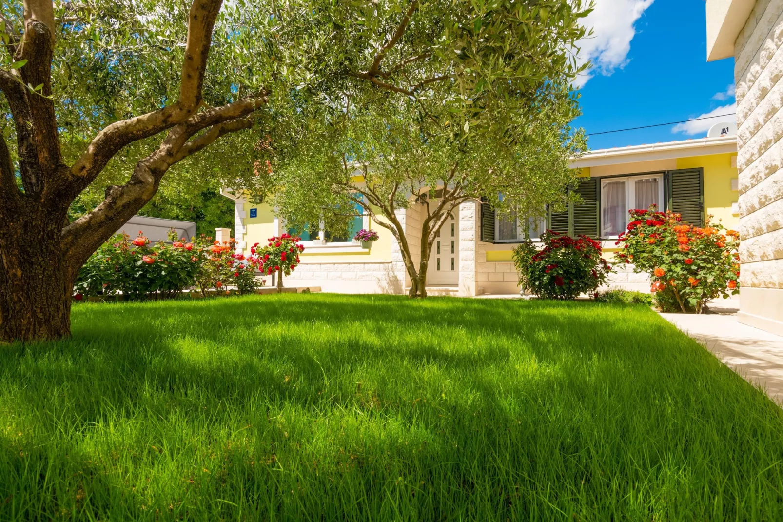 Holiday Home Maslina - Gardens in summer