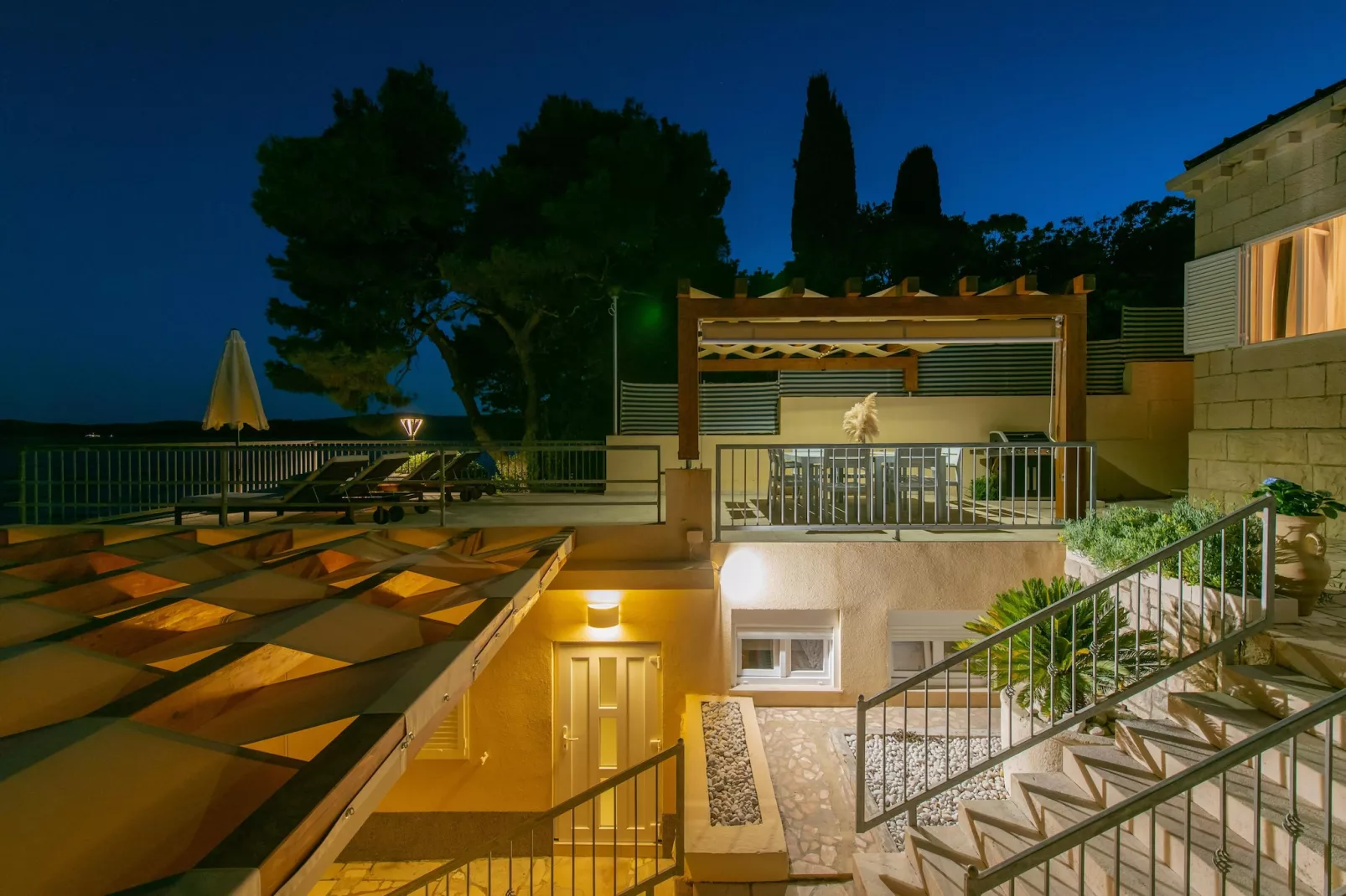 Villa AdriaStone - Aussicht Sommer