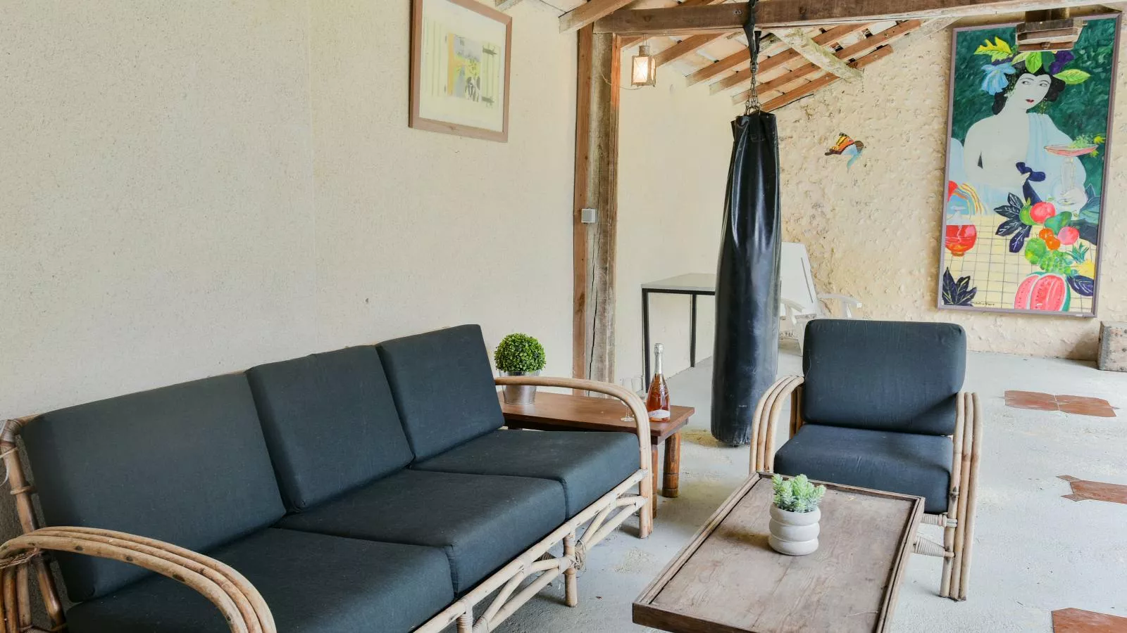 Lusignac Maswari - Terrasse/Balkon