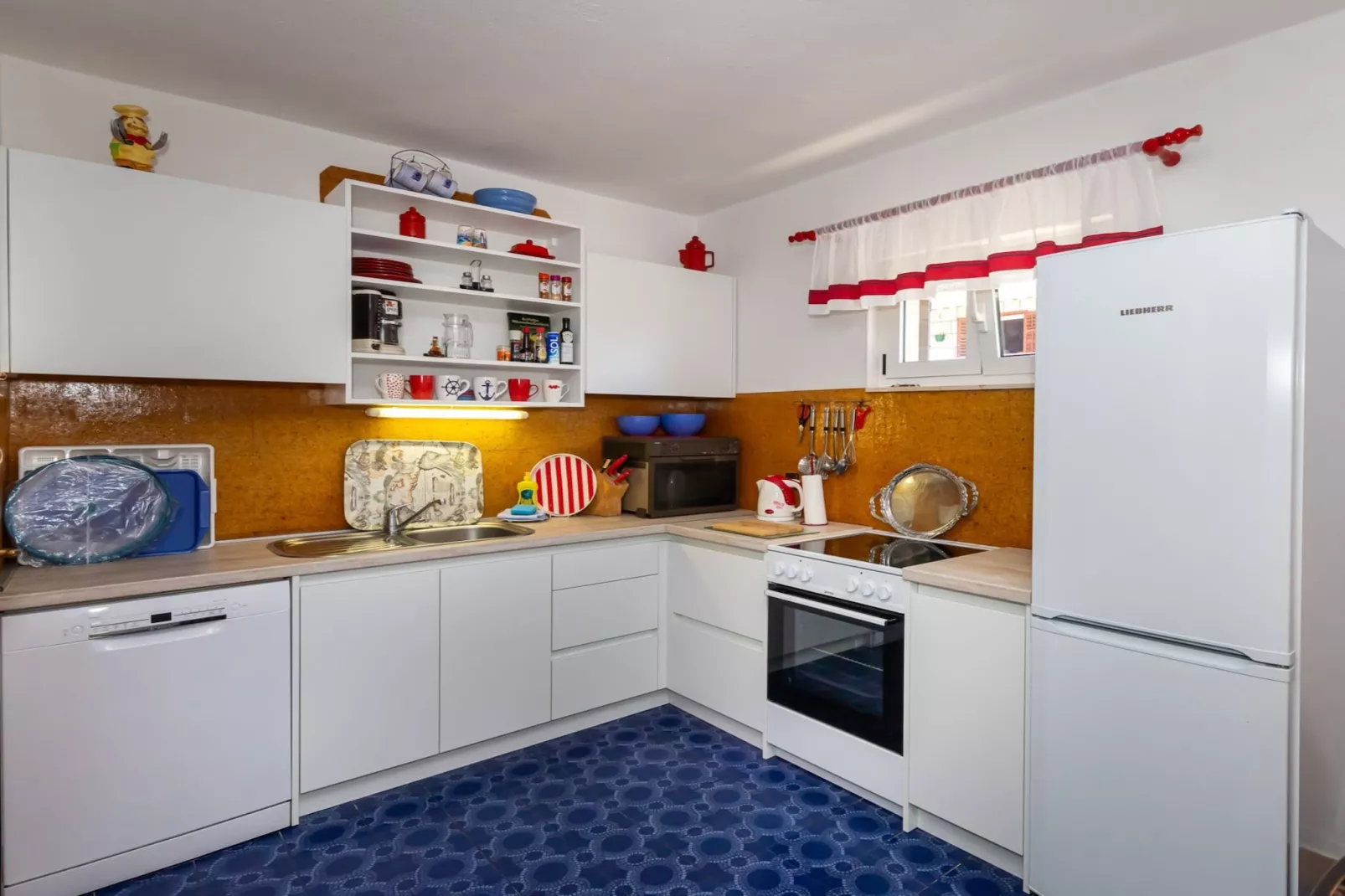 Apartment Oaza - Three Bedroom Apartment with Terrace and Sea View - Küche