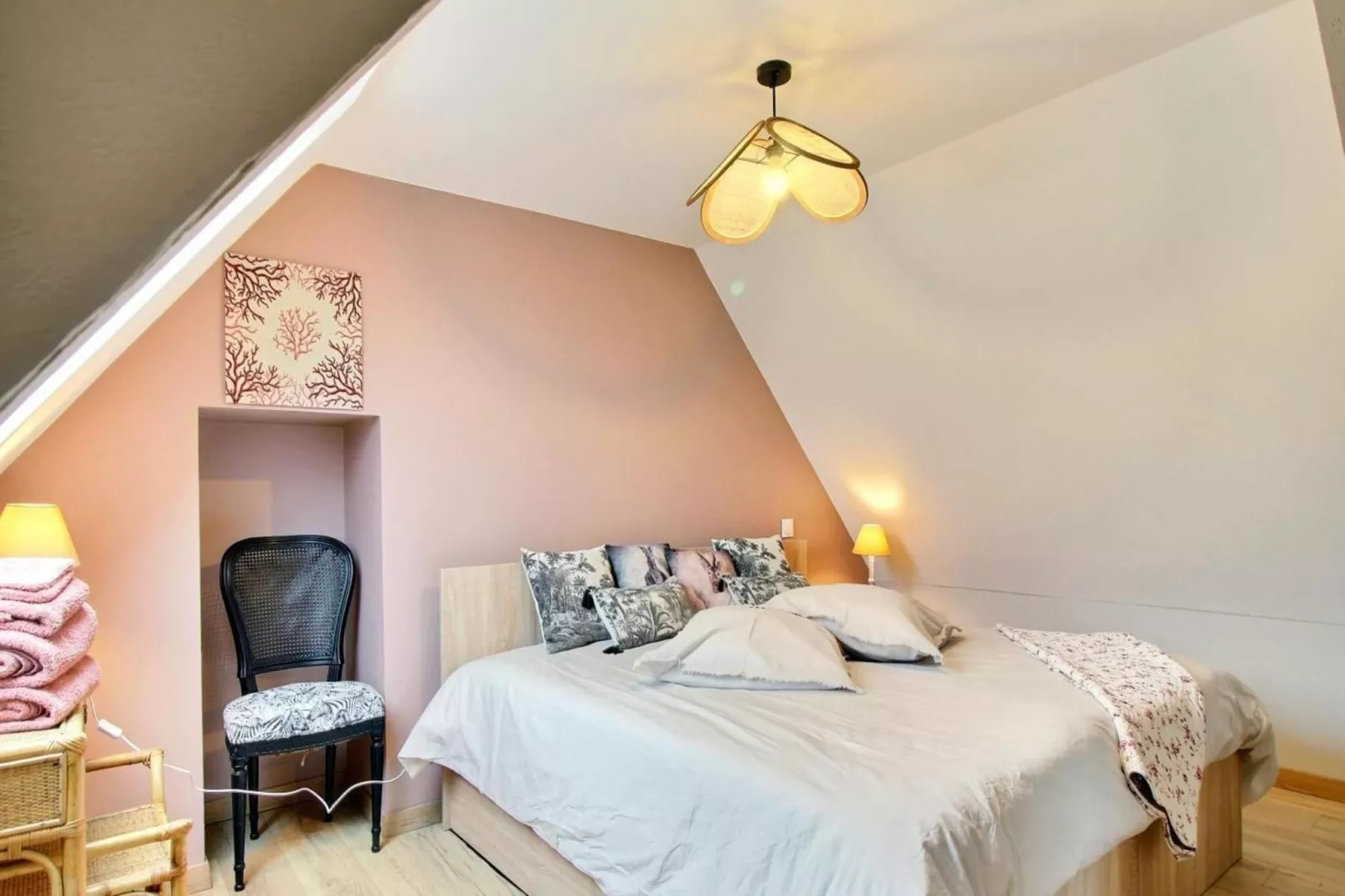 Joli Gite de vacances à Neulliac - Bedroom