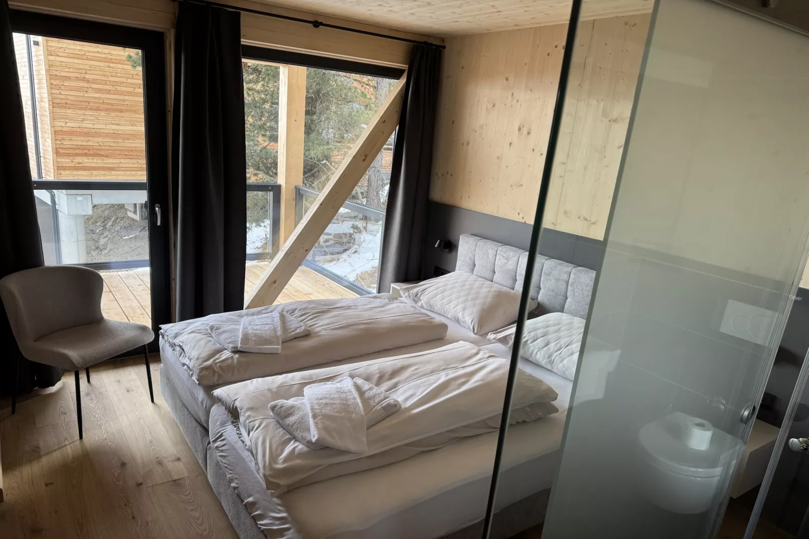 Naturchalets Turracher Höhe 55 - Chambre