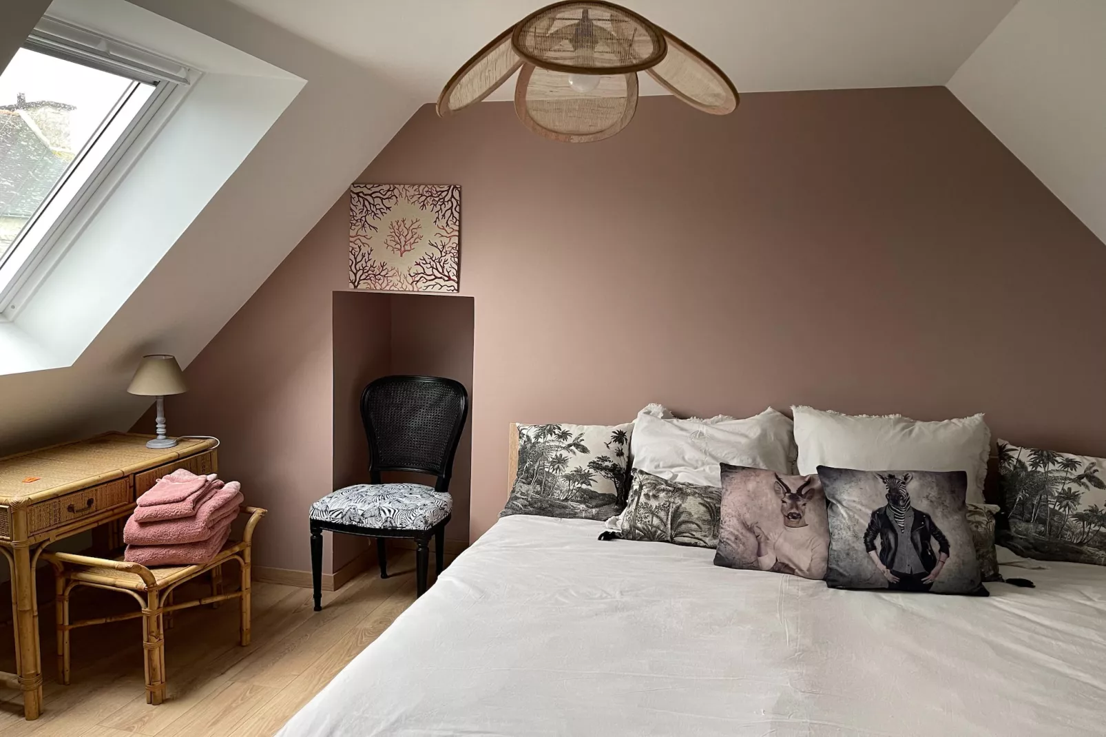 Joli Gite de vacances à Neulliac - Bedroom