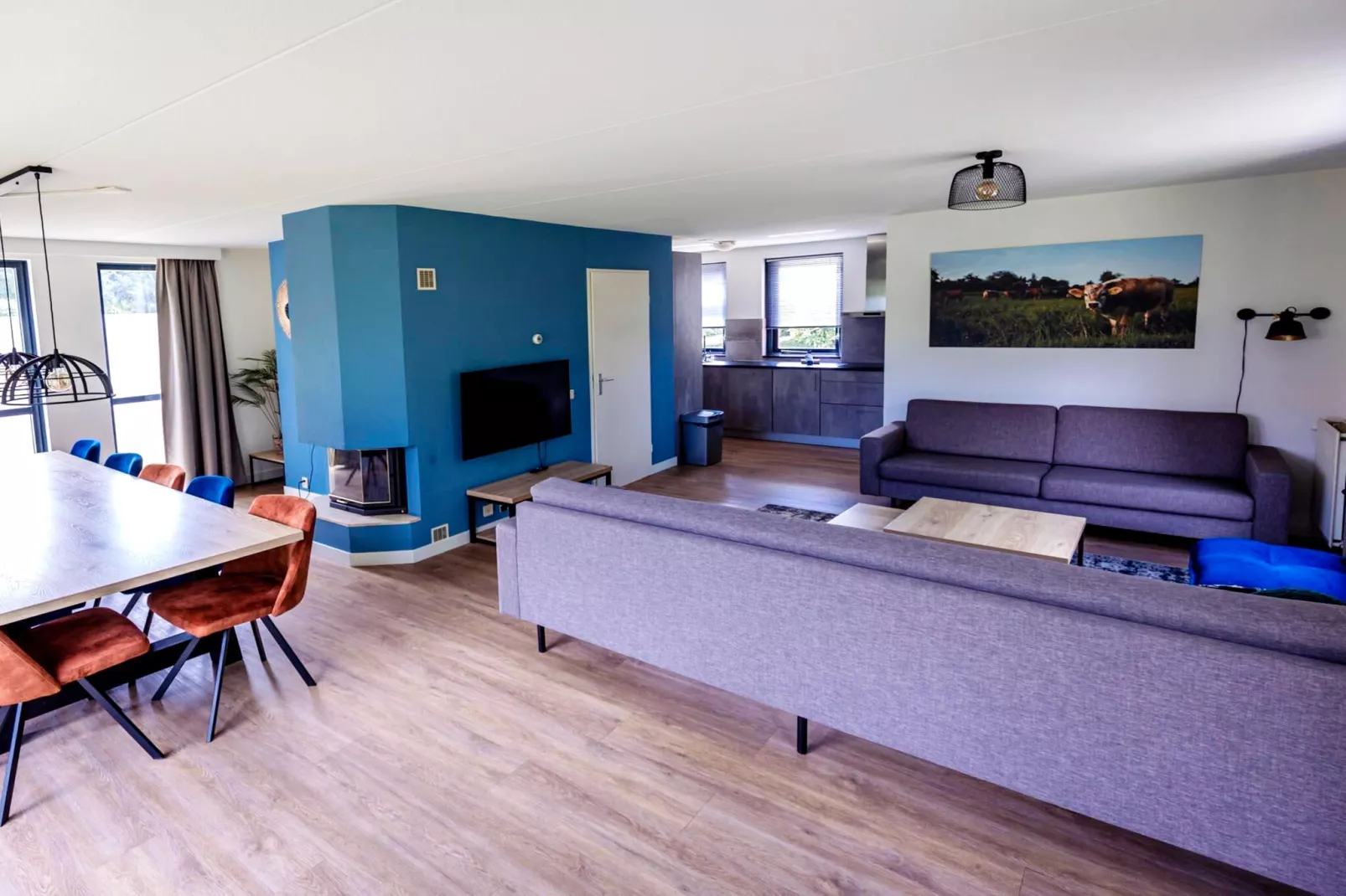 8 - Persons Family bungalow - Wohnzimmer