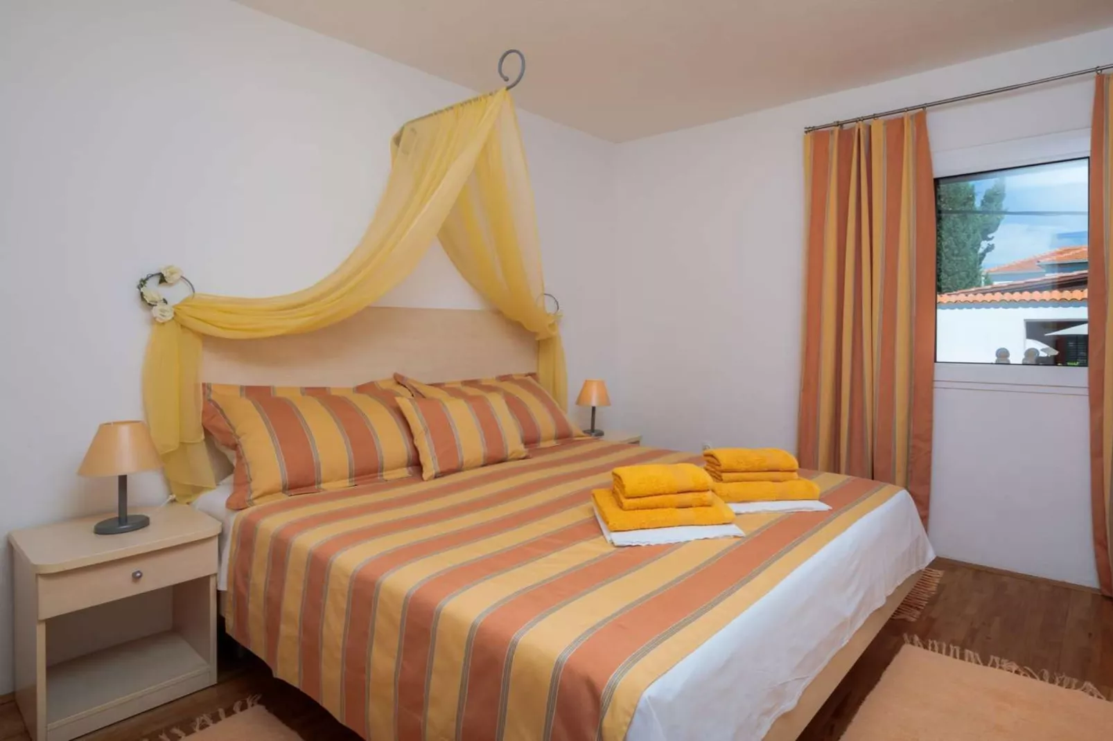 Apartment Oaza - Three Bedroom Apartment with Terrace and Sea View - Schlafzimmer