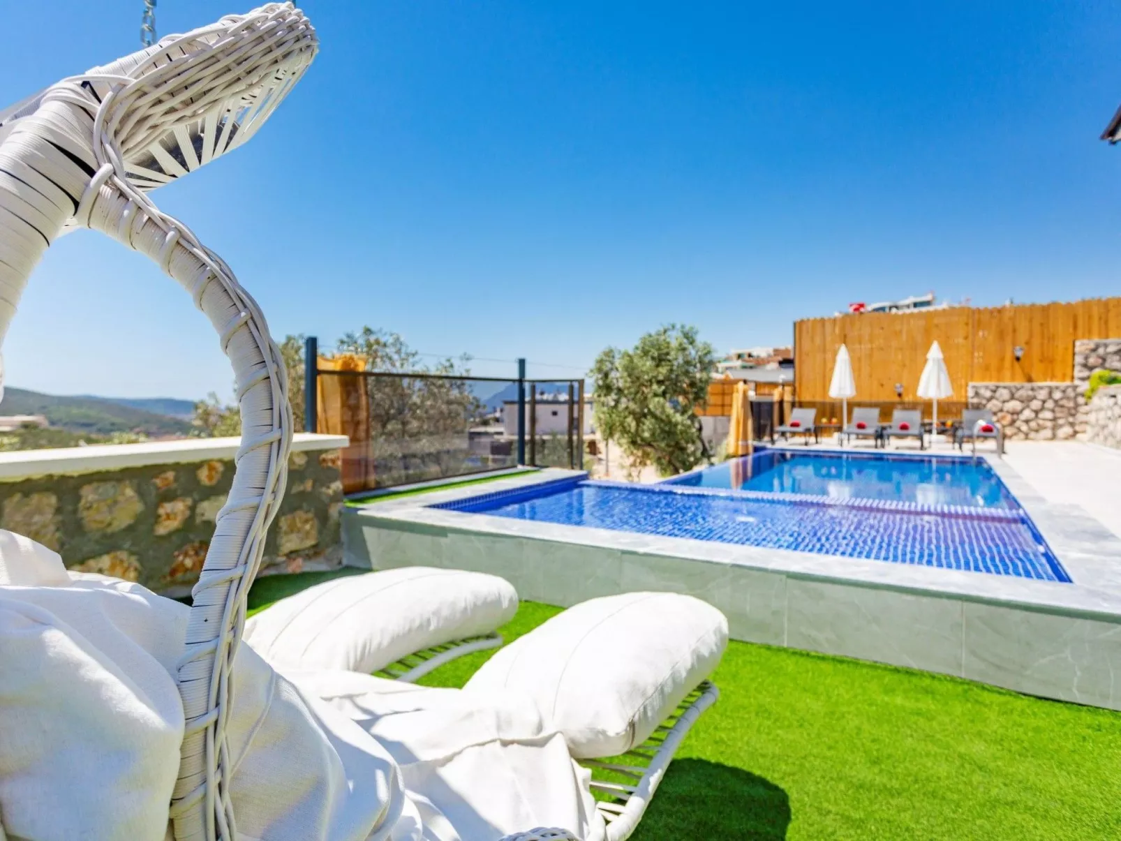 Villa Bajon mit Infinitypool und Meerblick - Dehors