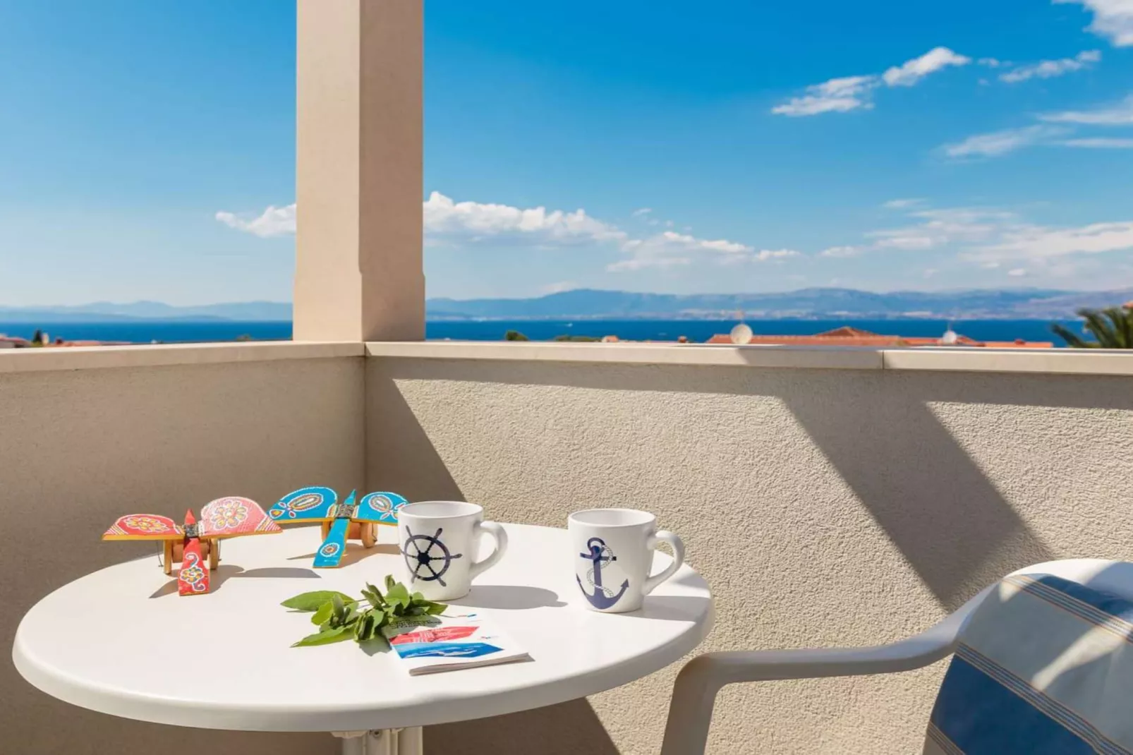 Apartment Oaza - Three Bedroom Apartment with Terrace and Sea View - Terrasse/Balkon