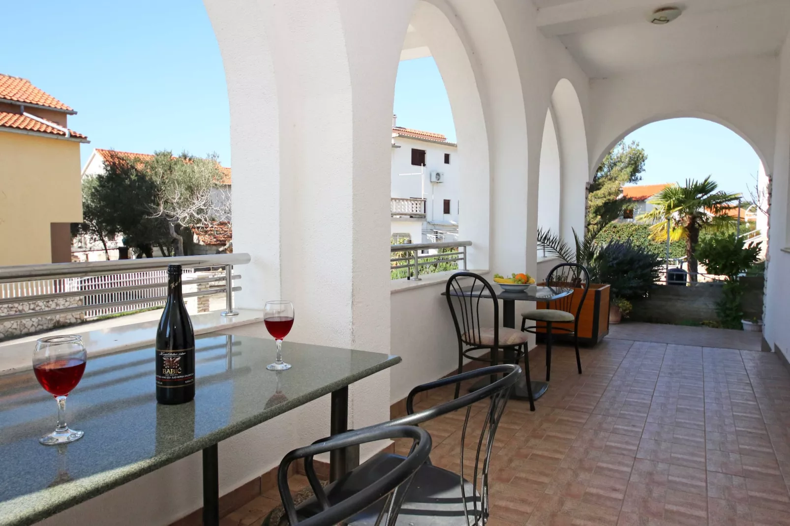 Apartments & Rooms Villa Petra - One Bedroom Apartment with Terrace 1 - Terrace balcony