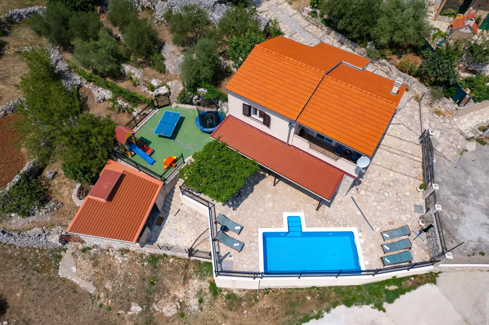 VILLA DIDOVINA - Areas within 1km in summer