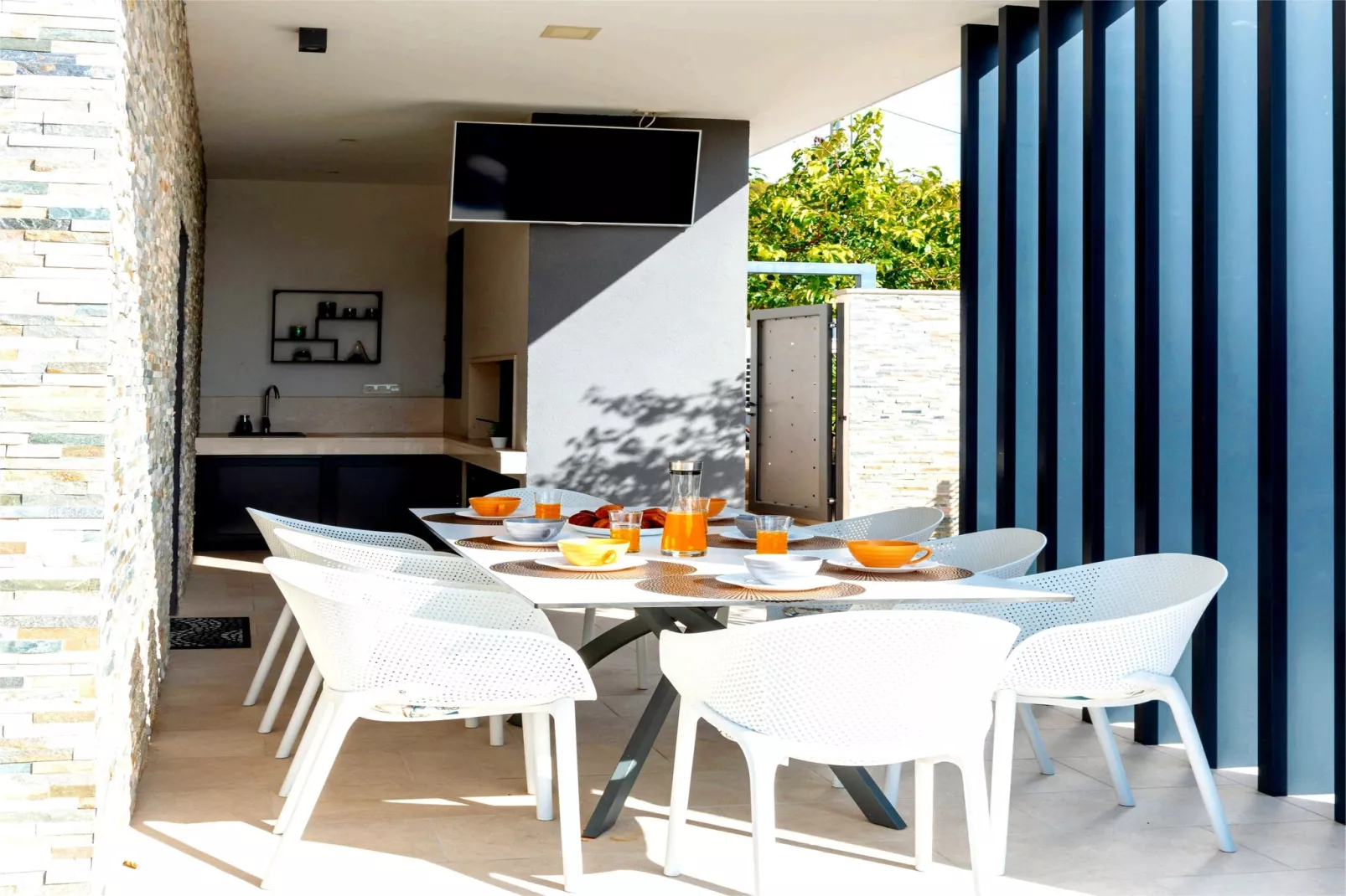 VILLA CASA MIA LUXURY RETREAT WITH SWIMMING POOL - Terrasse/Balkon