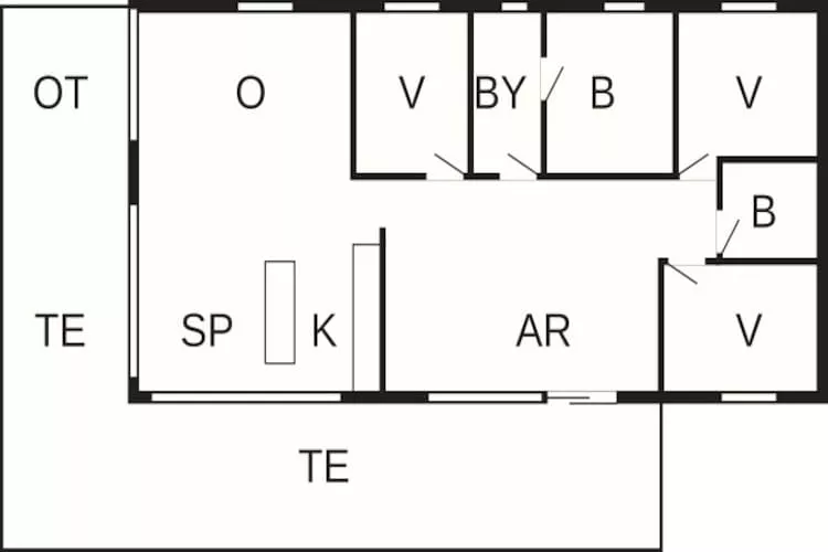 10 person holiday home in Sæby - Floor plan
