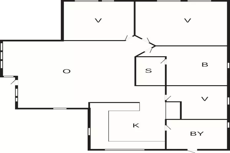 Maison de vacances pour 5 a Romakloster-By Traum - Plan