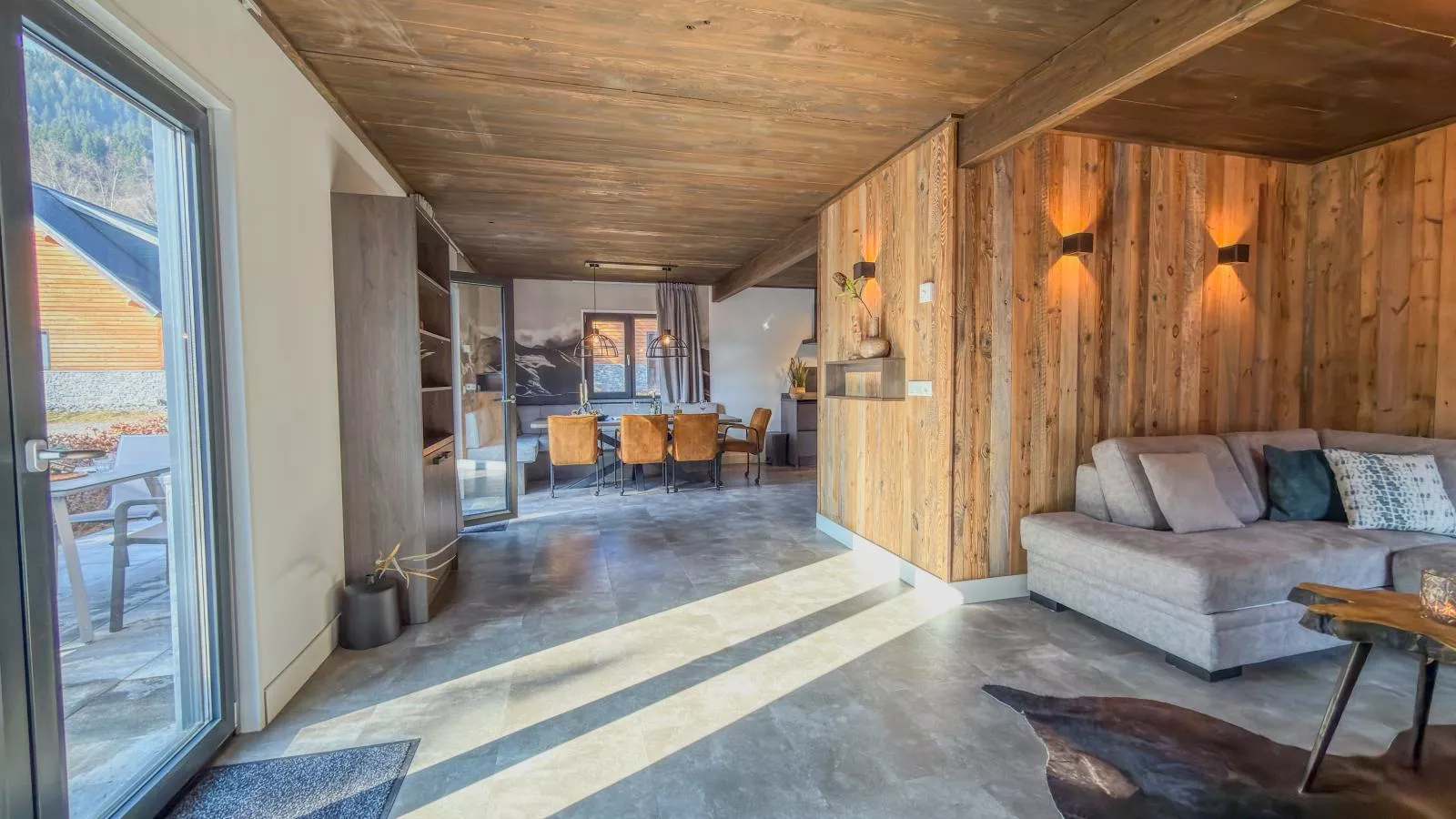 Alpenchalet Nockblick am Afritzer See - Wohnzimmer