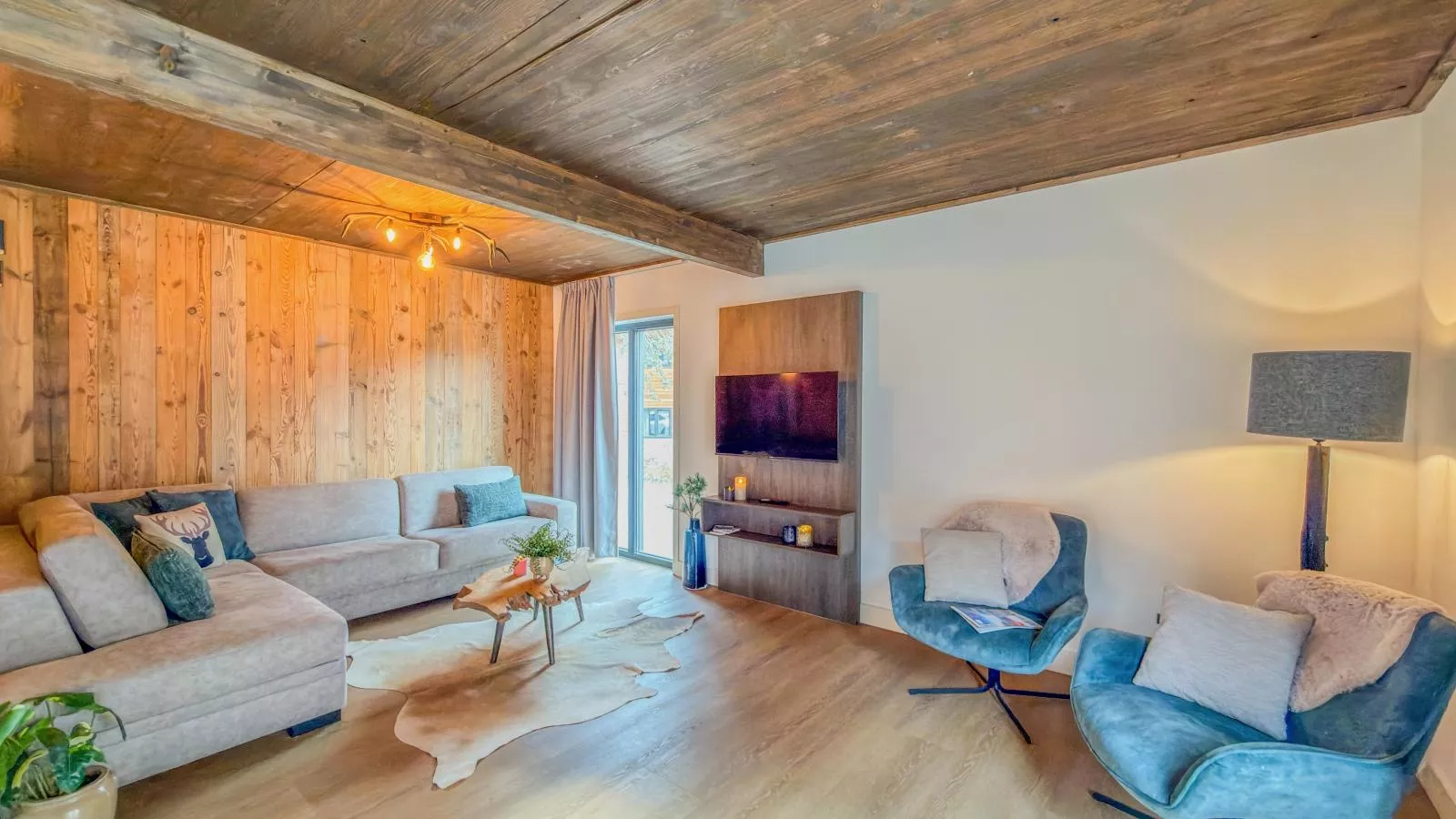 Naturchalet am Afritzer See - Wohnzimmer