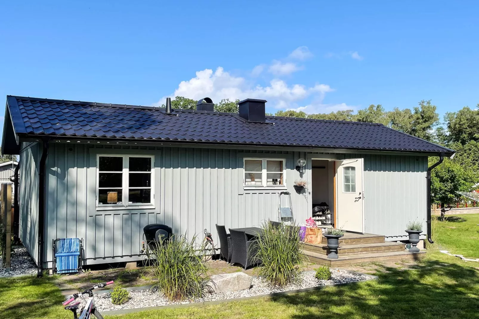 5 Sterne Ferienhaus in FÄRJESTADEN - Im Freien