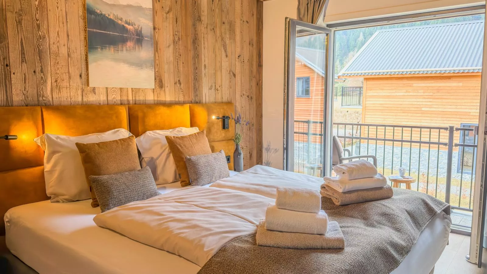 Naturchalet am Afritzer See - Schlafzimmer