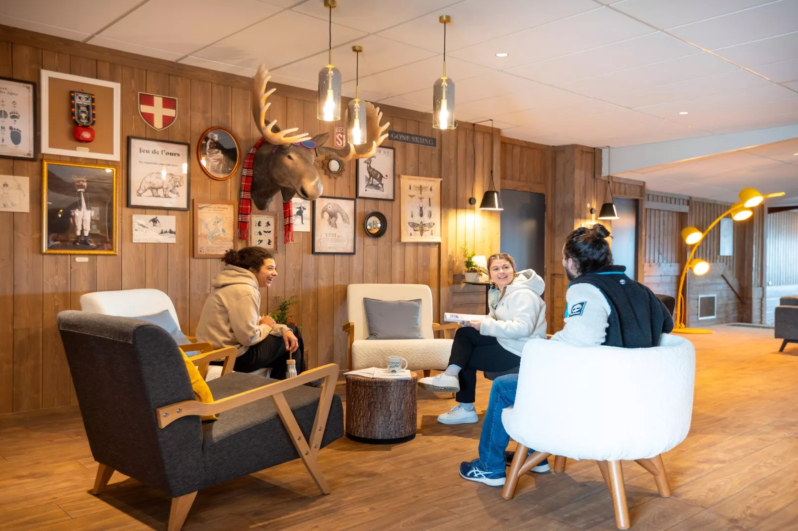 Les Bergers Chambre 3 personnes_C3 - Empfangshalle