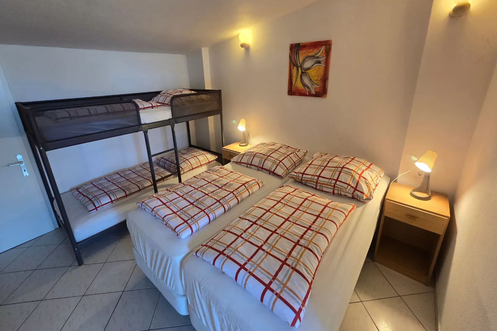 Fewo 02 6 P OG - Schlafzimmer