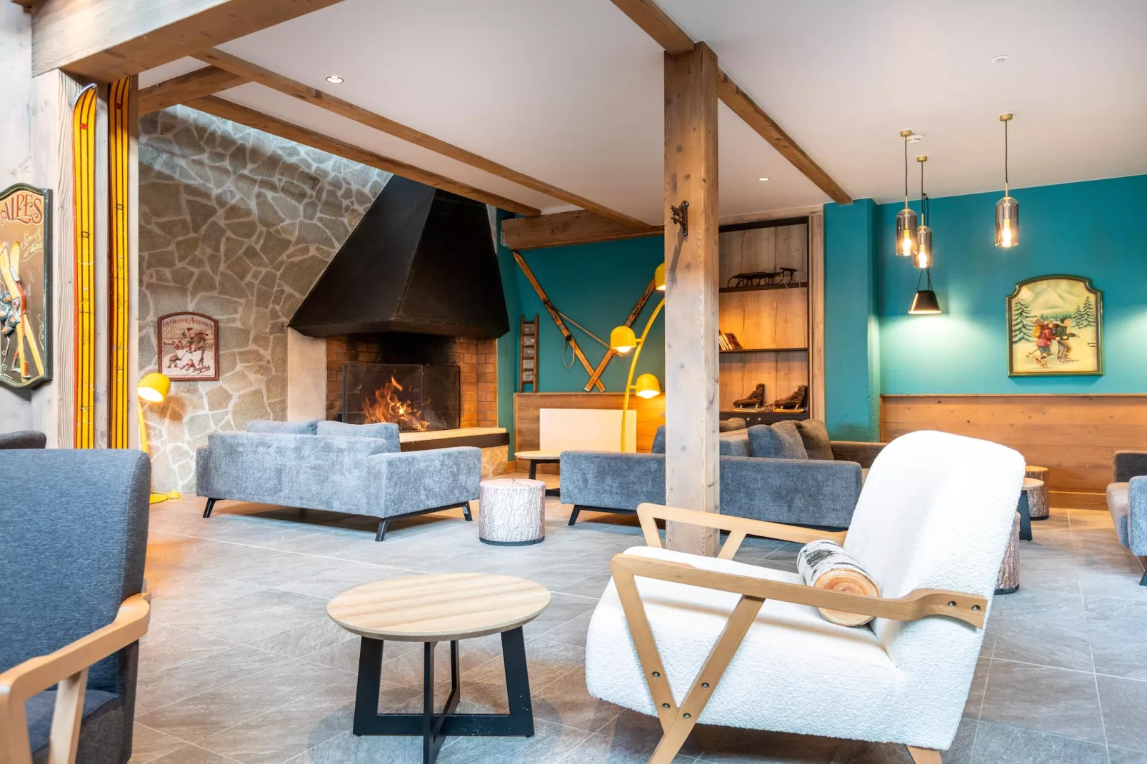 Les Bergers Chambre 3 personnes_C3 - Empfangshalle