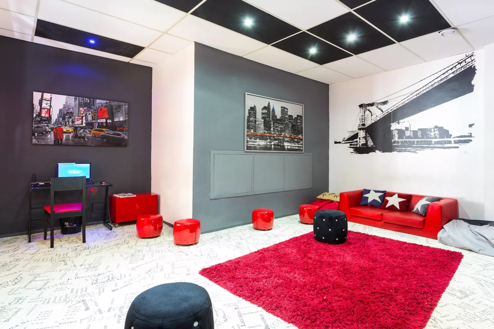 Les Bergers Chambre 3 personnes_C3 - Empfangshalle