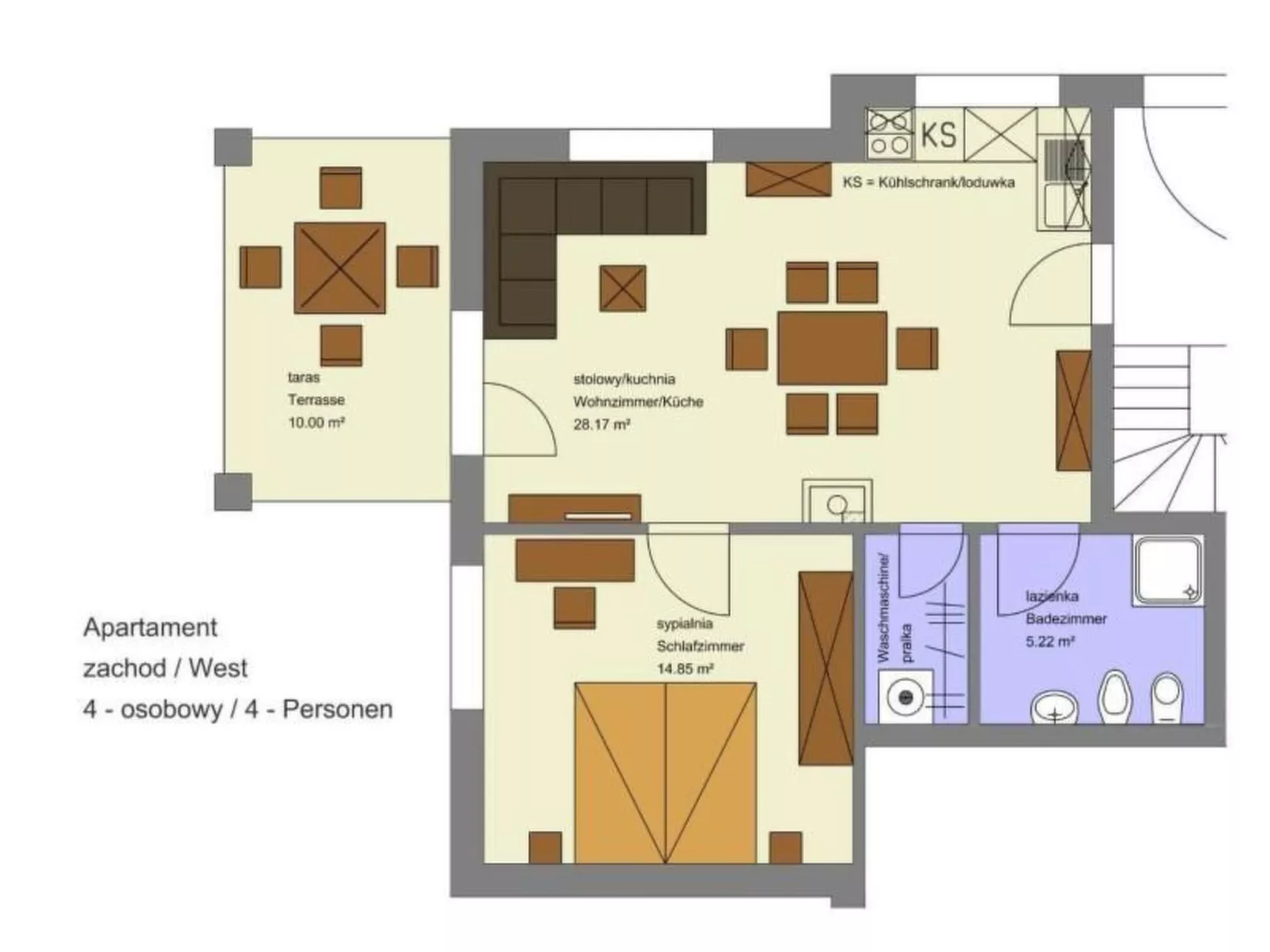 Charmantes Appartement in Rowy mit Grill, Garten - Drinnen
