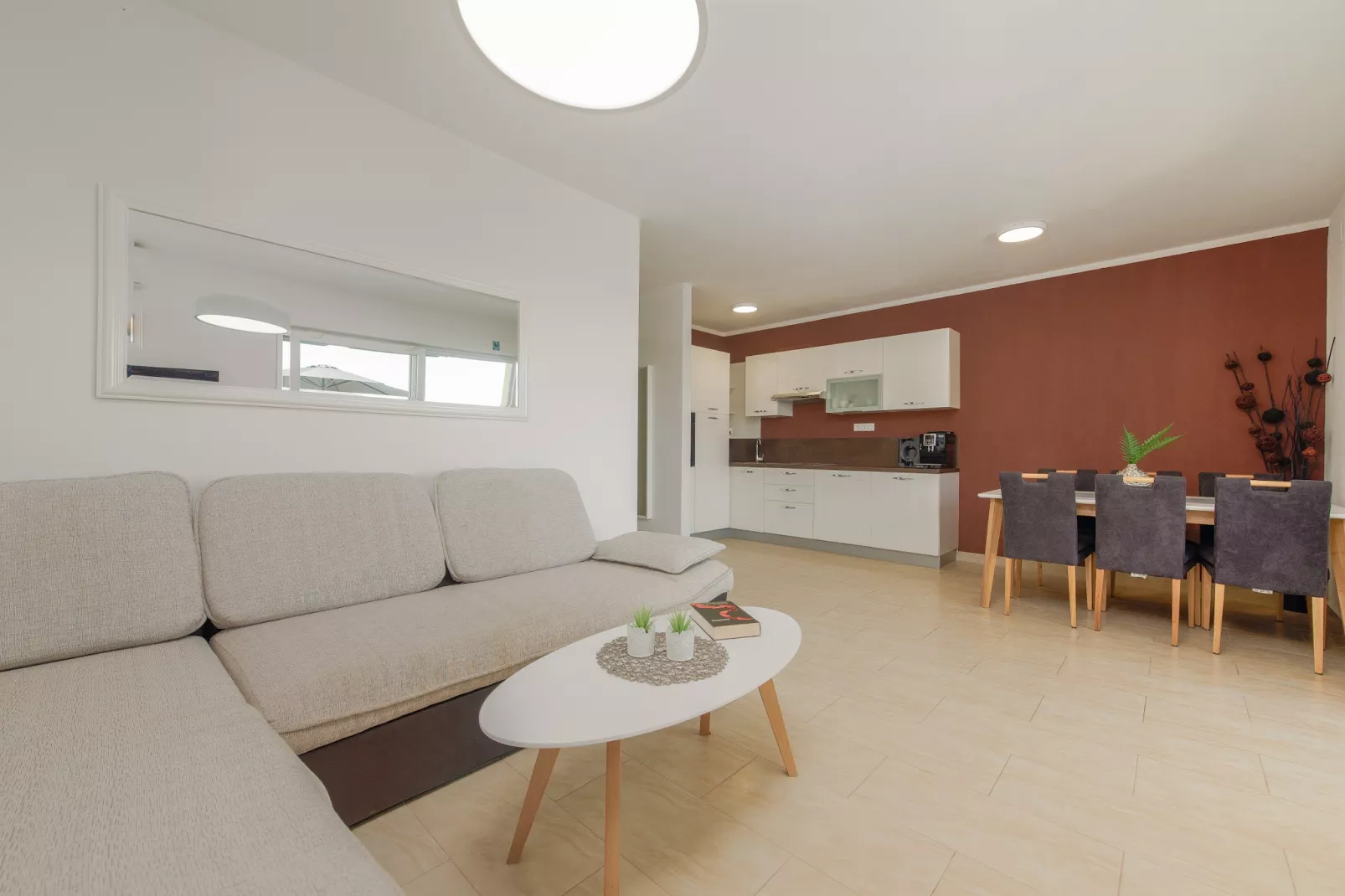 Villa Green Horizon with sea view - Living room