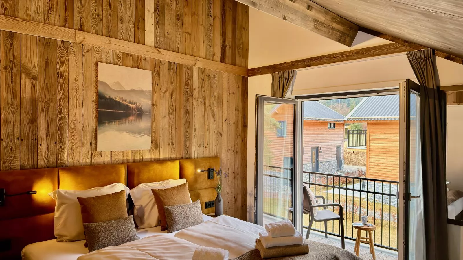 Naturchalet am Afritzer See - Schlafzimmer