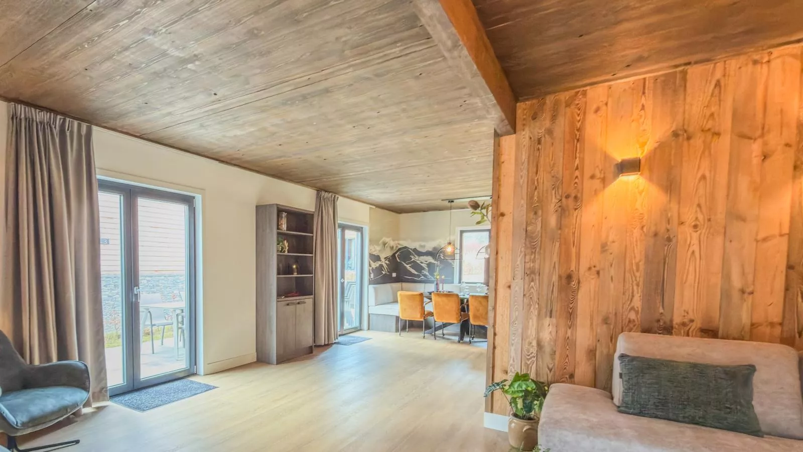 Naturchalet am Afritzer See - Wohnzimmer