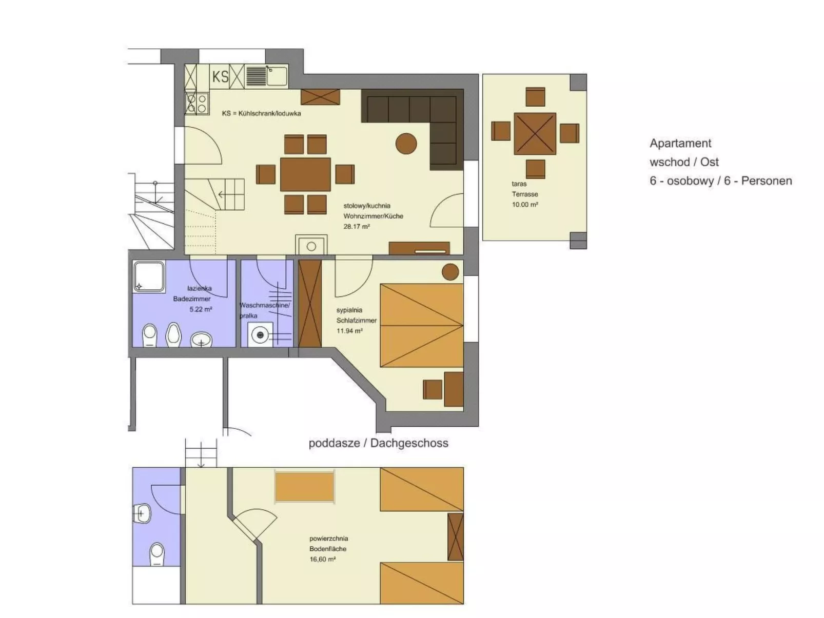 Gemütliche Wohnung in Rowy mit Terrasse, Grill, - Drinnen