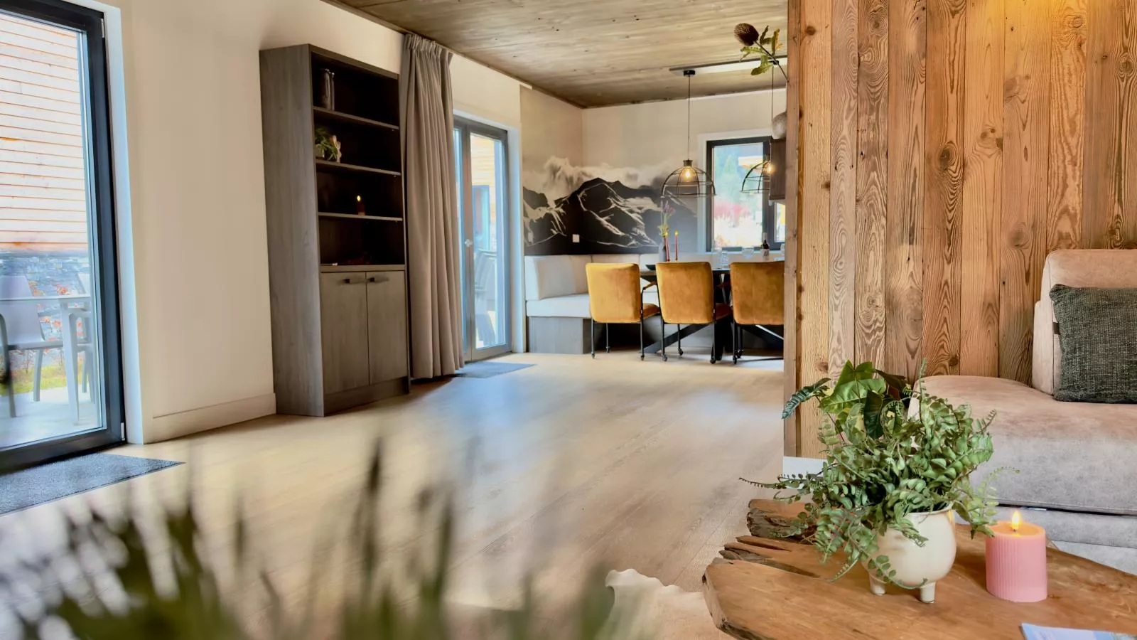 Naturchalet am Afritzer See - Wohnzimmer