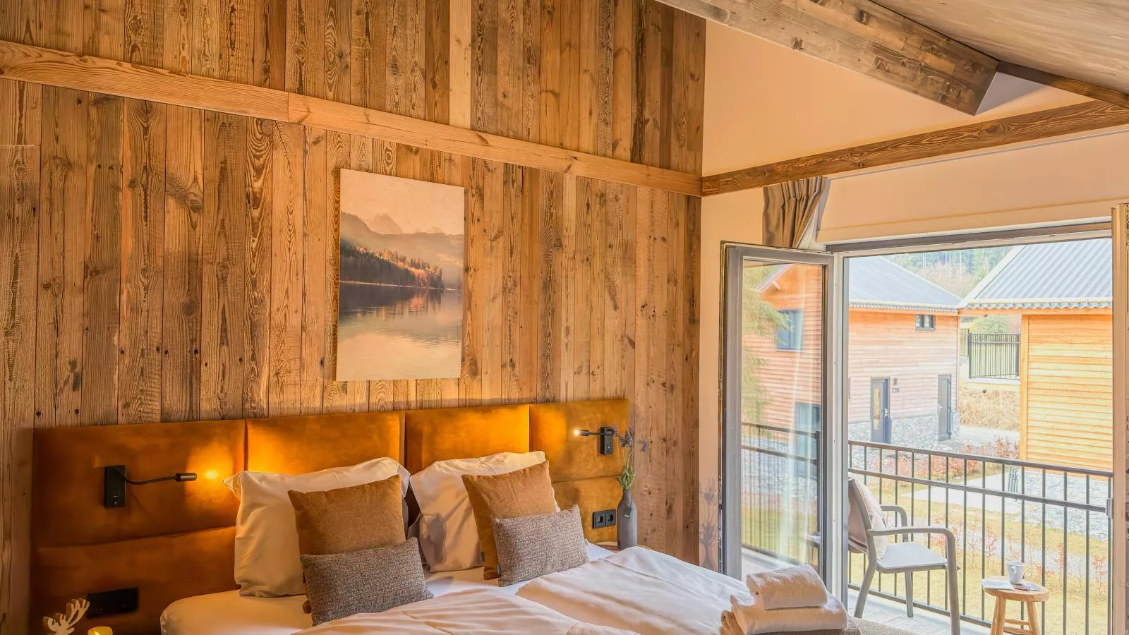 Naturchalet am Afritzer See - Schlafzimmer