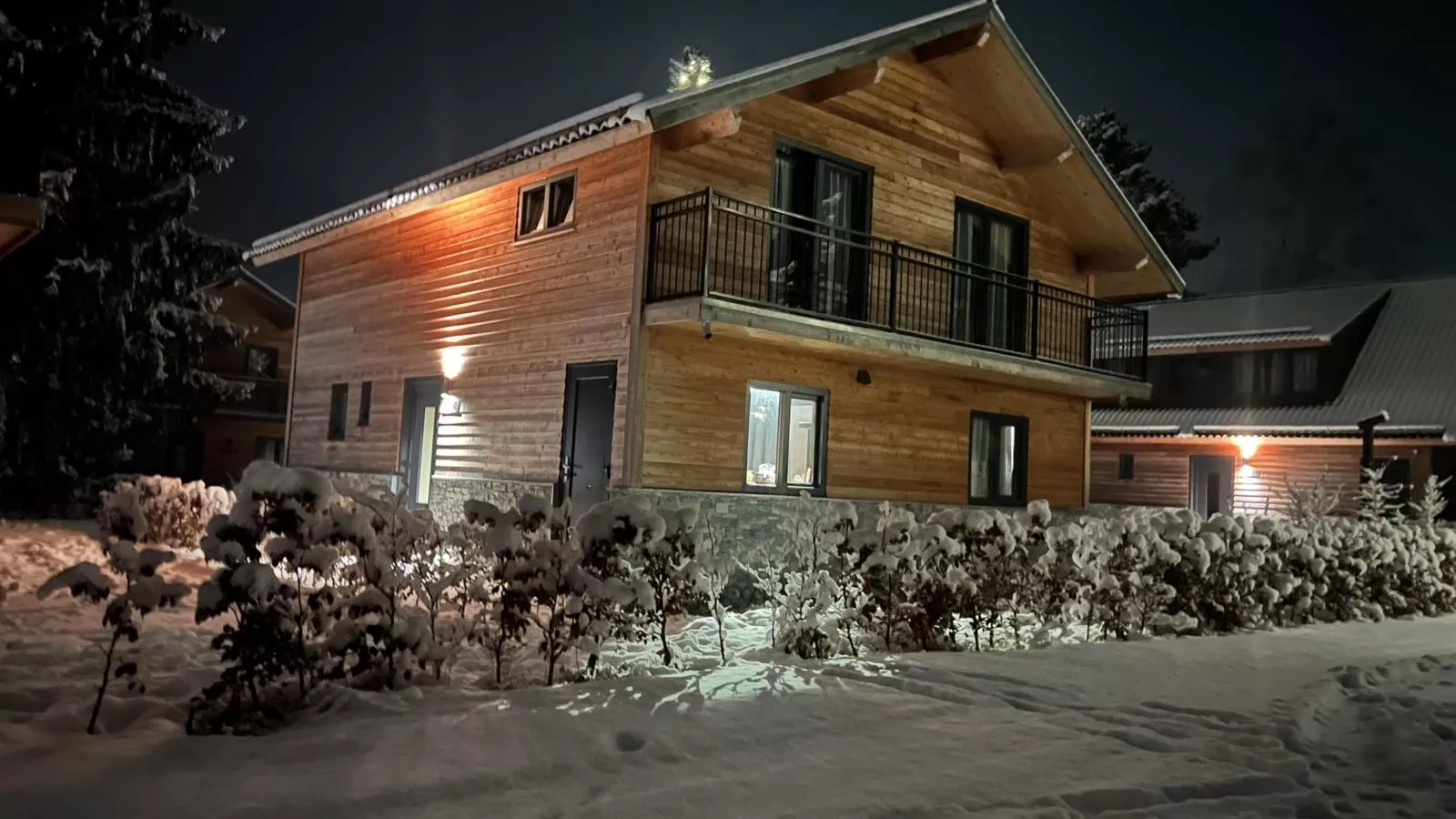 Alpenchalet Nockblick am Afritzer See - Außenbereich Winter