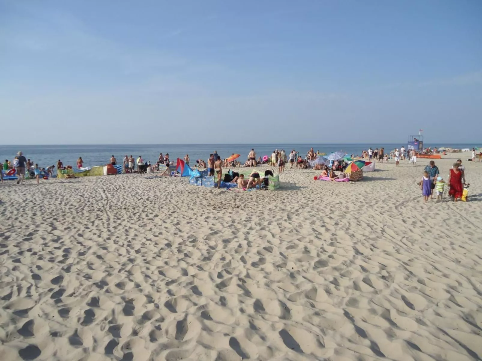 Wohnung in Rowy mit Grill, Terrasse, Parkplatz u - Draußen